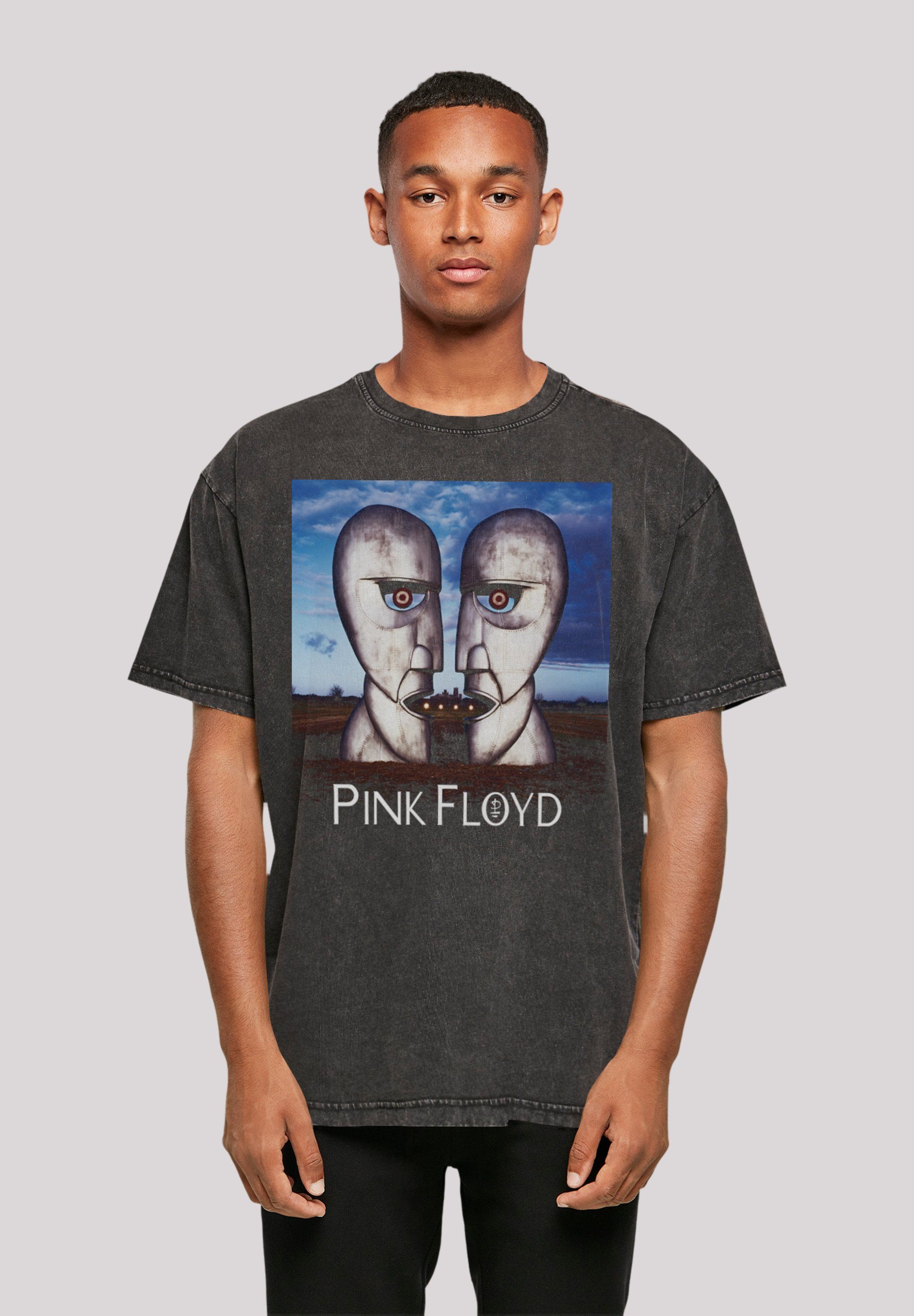 T-Shirt T-Shirt F4NT4STIC Offiziell Print, T-Shirt lizenziertes Pink Floyd Pink Floyd Oversize