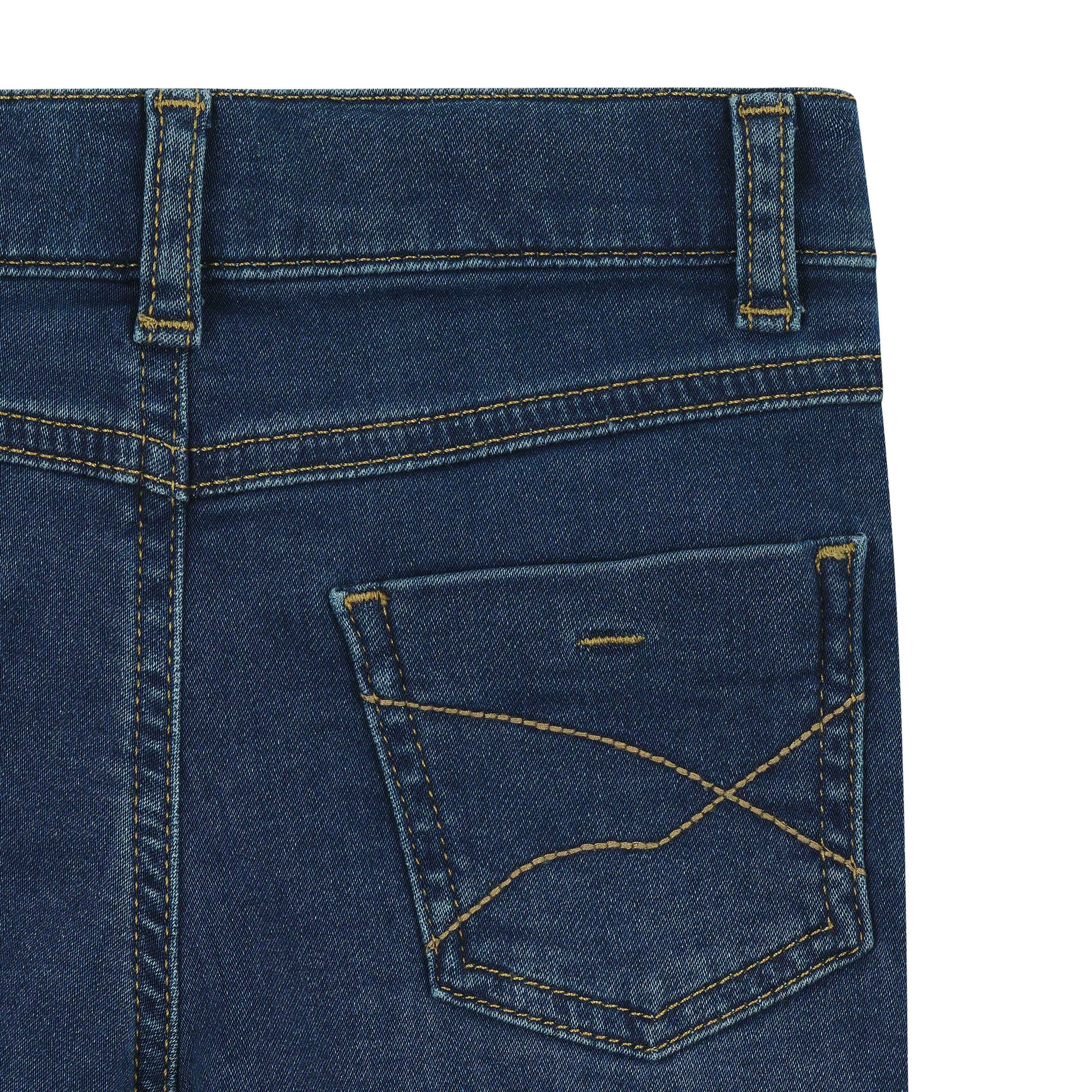 Steiff Jeansshorts Jeans Shorts Denim, verstellbarer Bund