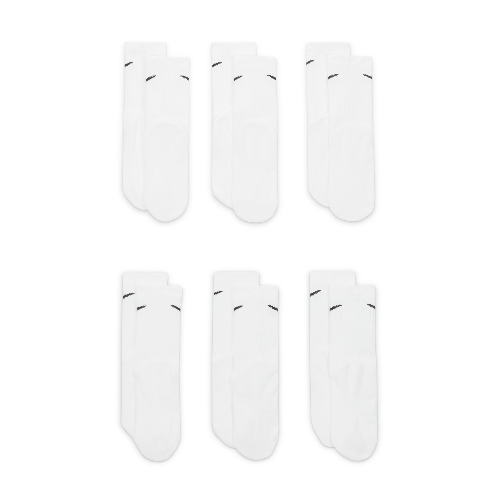 Nike Funktionssocken Y NK EVERYDY CUSH CREW 6PR 108 Für Kinder und Jugendliche