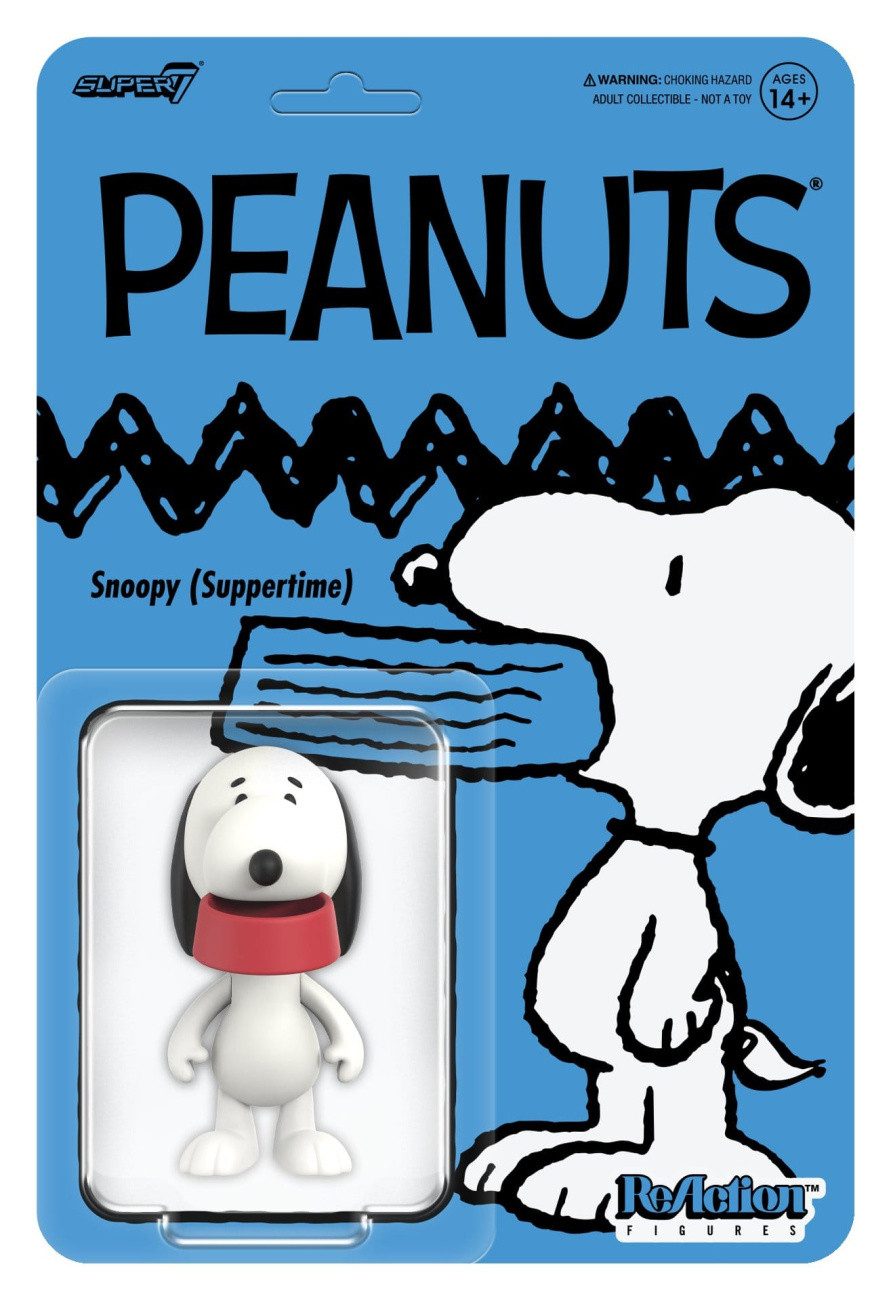 Super7 Actionfigur Peanuts ReAction Actionfigur Wave 09 Snoopy (Suppertime)