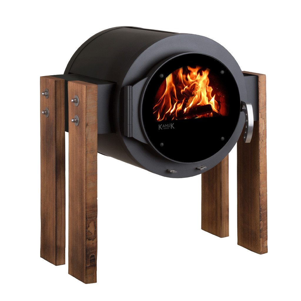 Kanuk Kaminofen Kaminofen Kanuk® STAND Wood Buche geölt, 8 kW