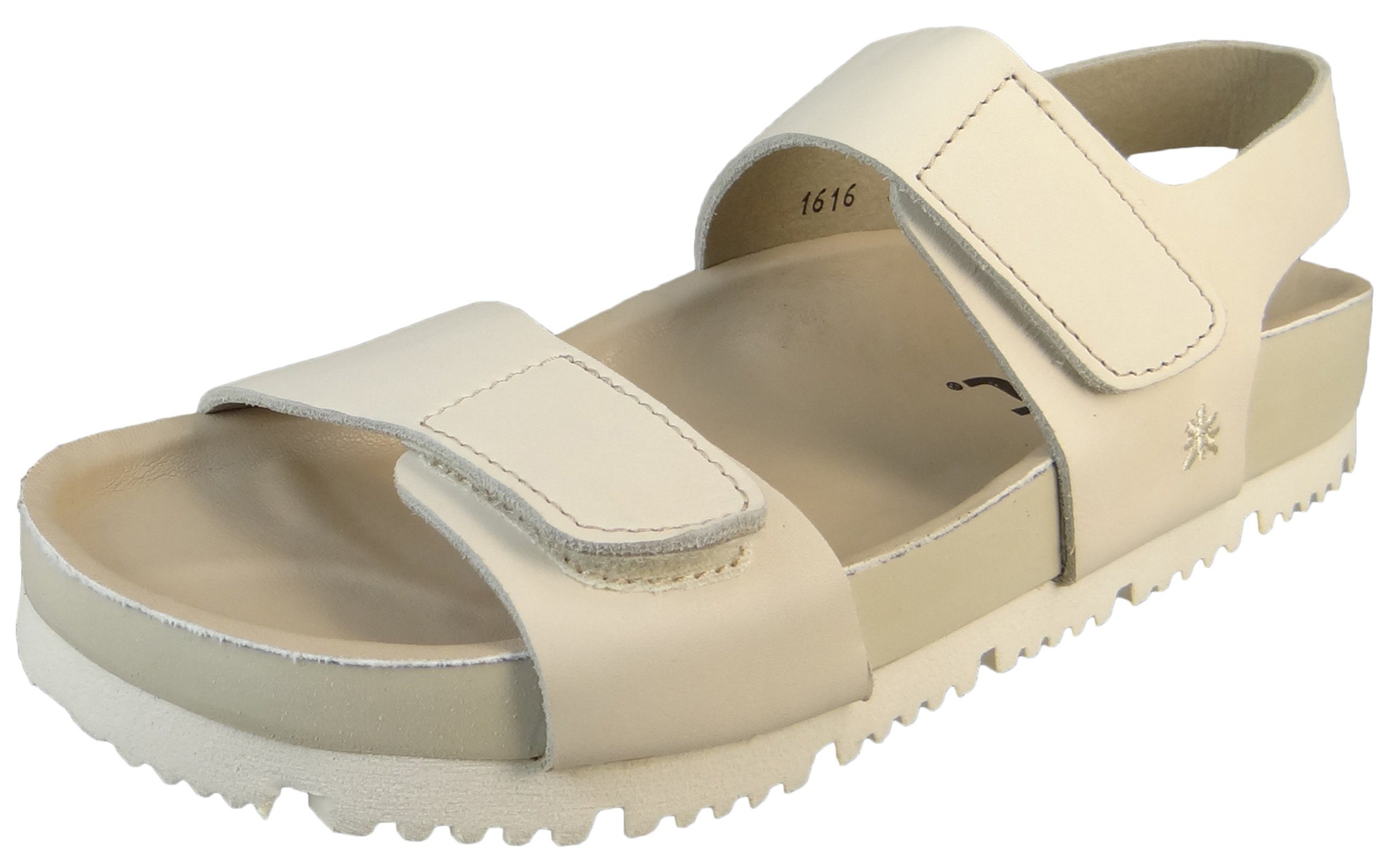 1616 Burdeos Grass Waxed Cream Sandale