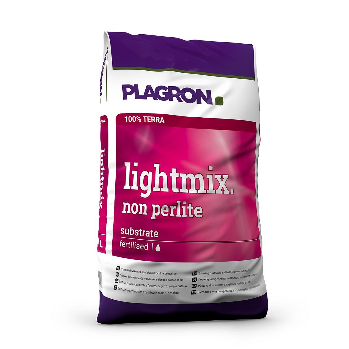 Plagron Pflanzerde Plagron Lightmix ohne Perlite Sack, mit Mineralisch vorgedüngt, 50 Liter