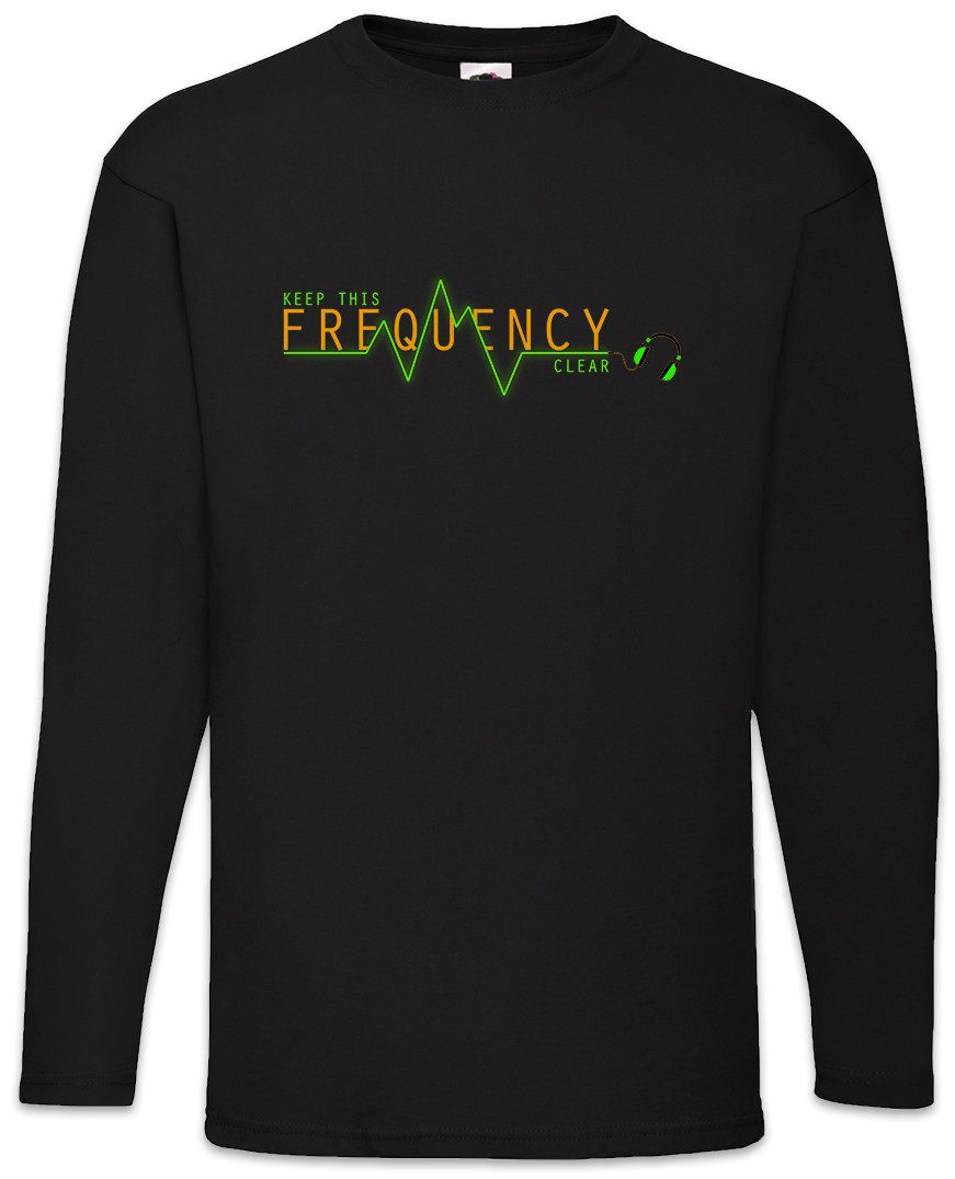 Urban Backwoods Langarmshirt Keep This Frequency Clear Langarm T-Shirt Funk CB Funker Nerd Wireless (1-tlg) Funkgerät Radio Operator Electro
