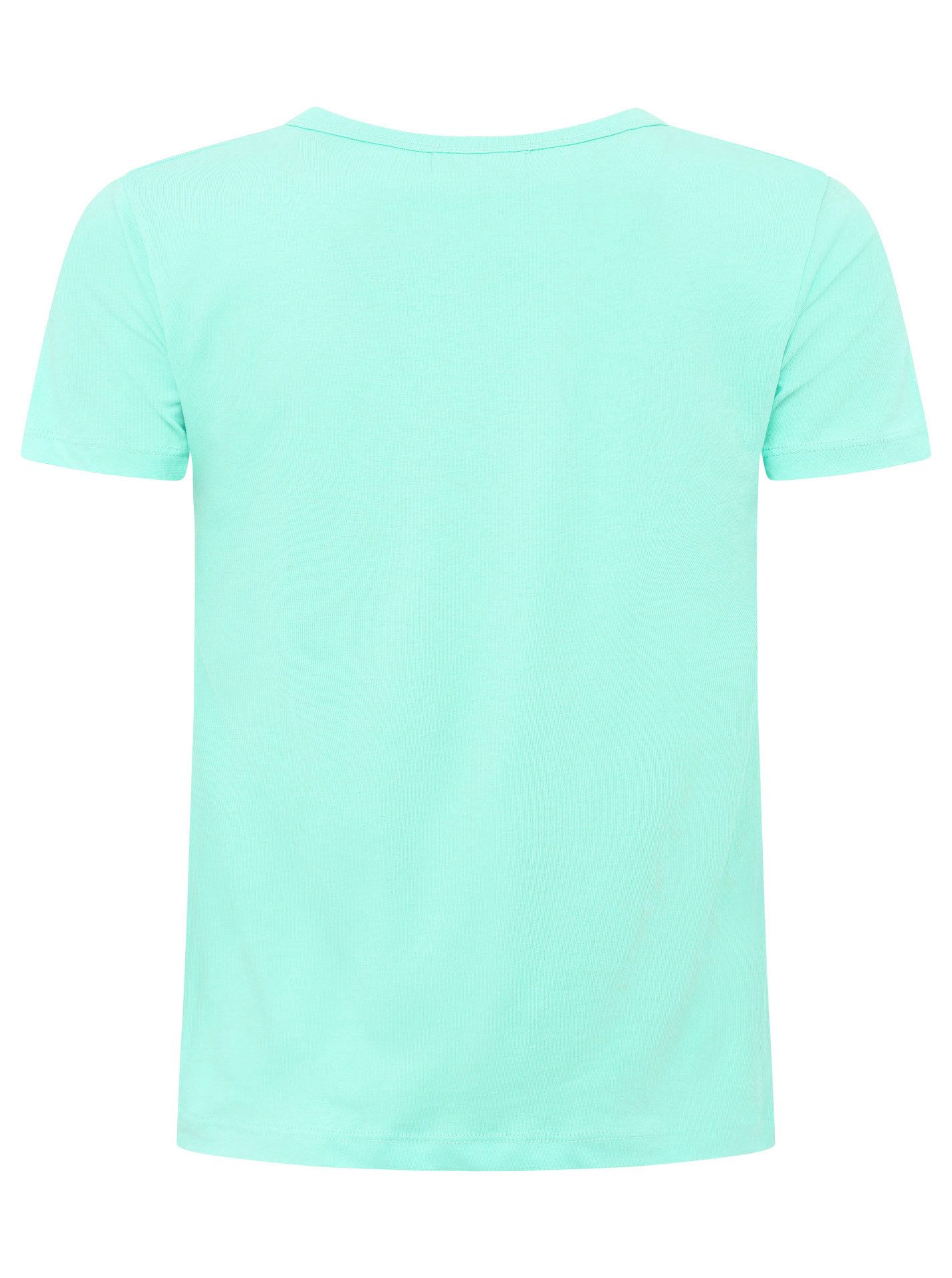 Zwillingsherz T-Shirt "MoinZH" Kurzarm, Rundhalsausschnitt, Stickerei, Baumwollmischung – Bild 4 von 5