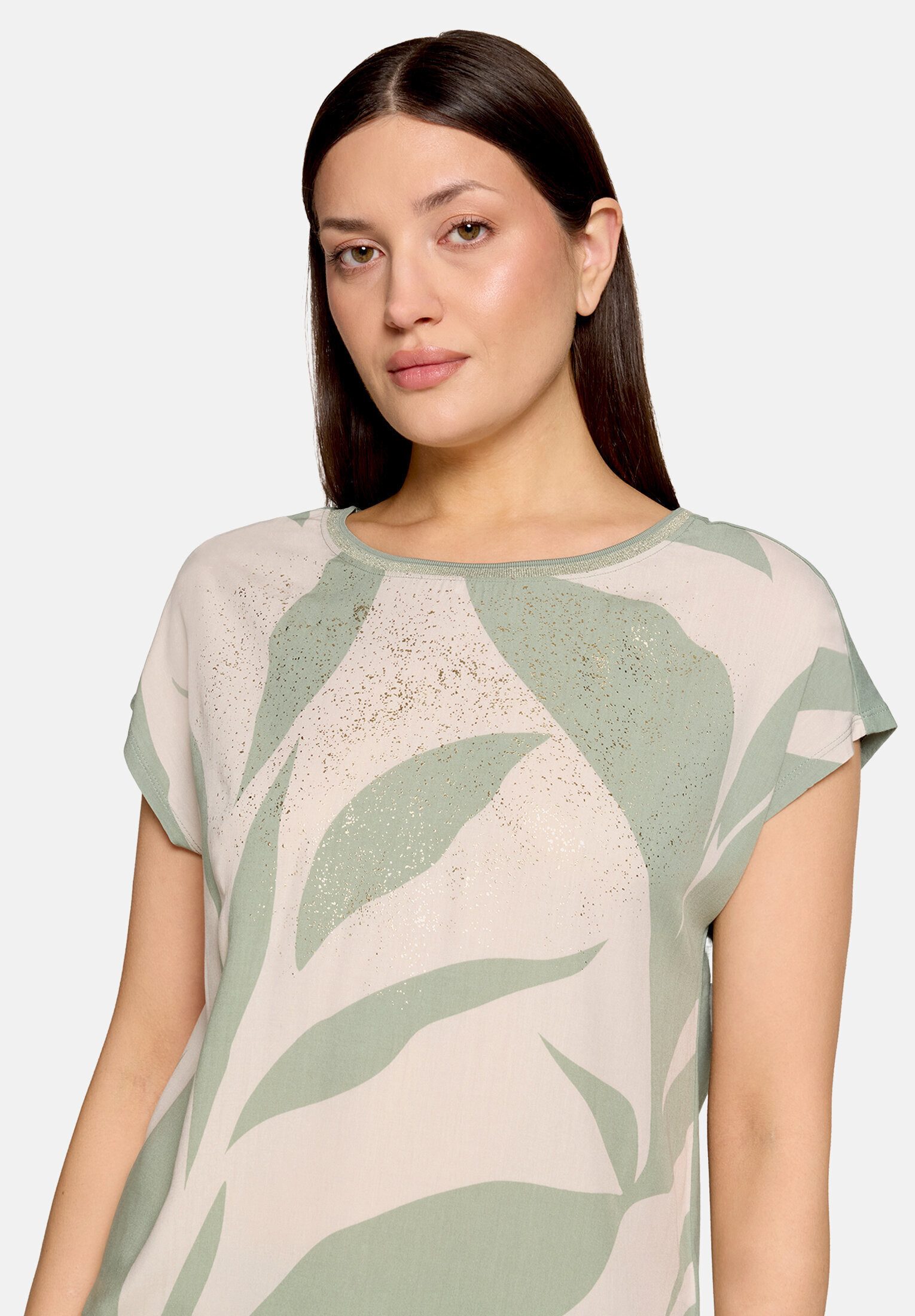 Betty&Co Kurzarmshirt Damen mit Print (1-tlg)