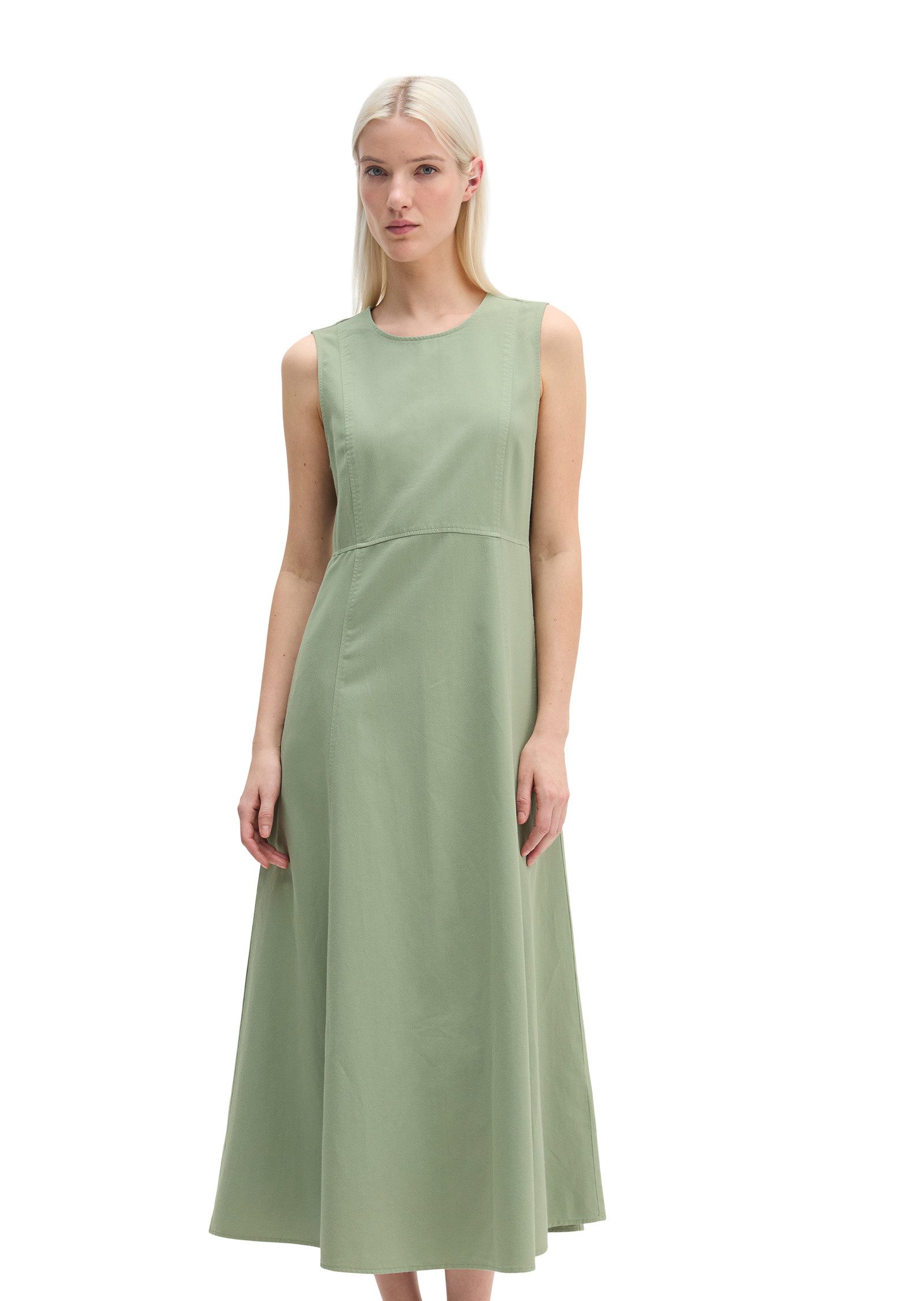 Midikleid aus Organic-Cotton-Lyocell-Leinen-Mix