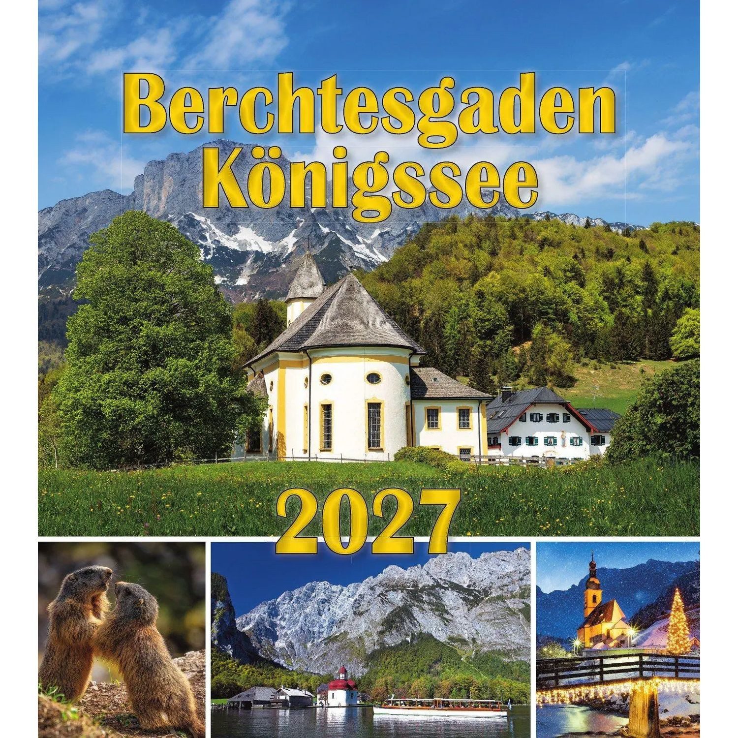 Wandkalender Postkartenkalender Berchtesgaden 2027