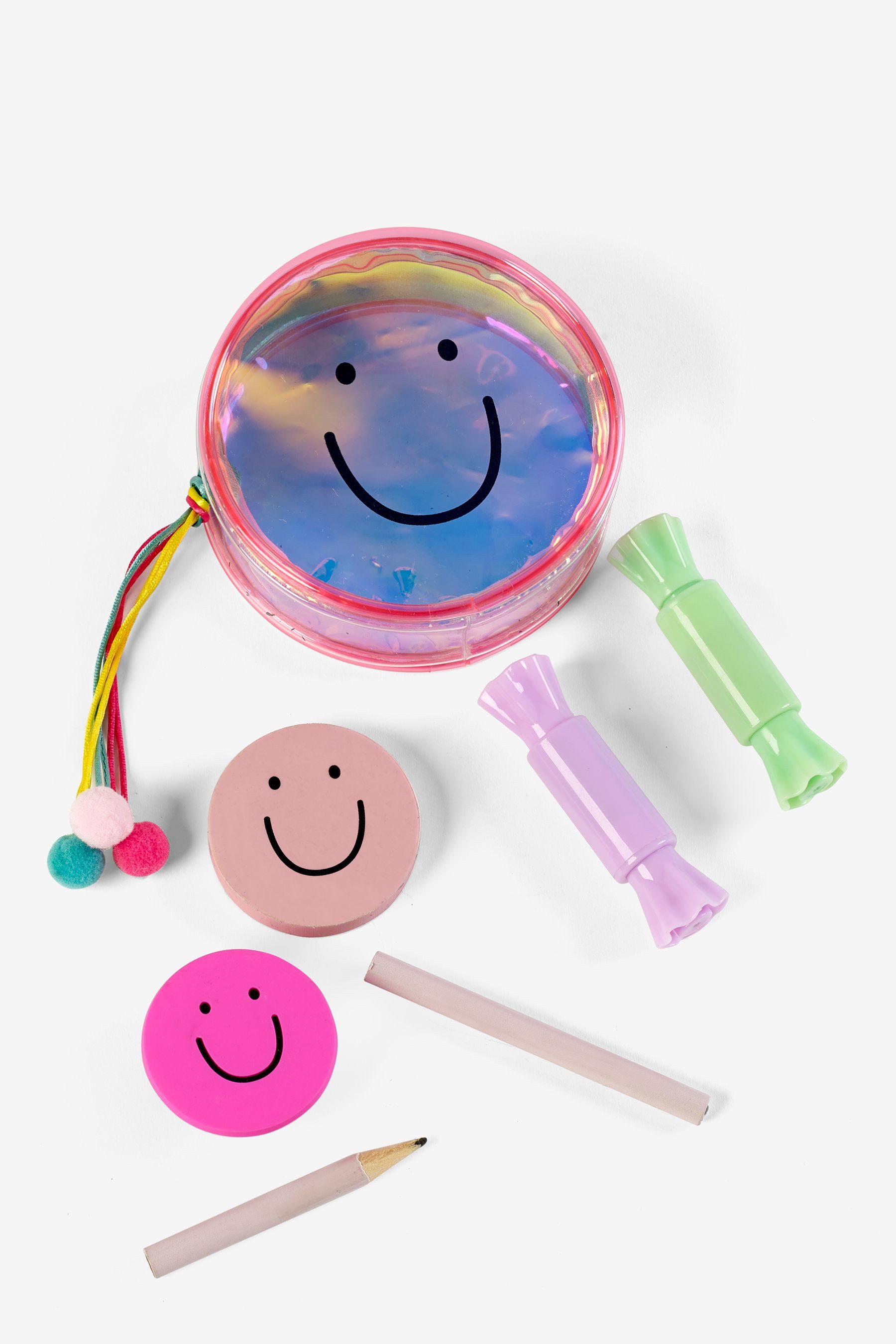 Federmäppchen Kleines Schreibwaren-Set, Smile Faces