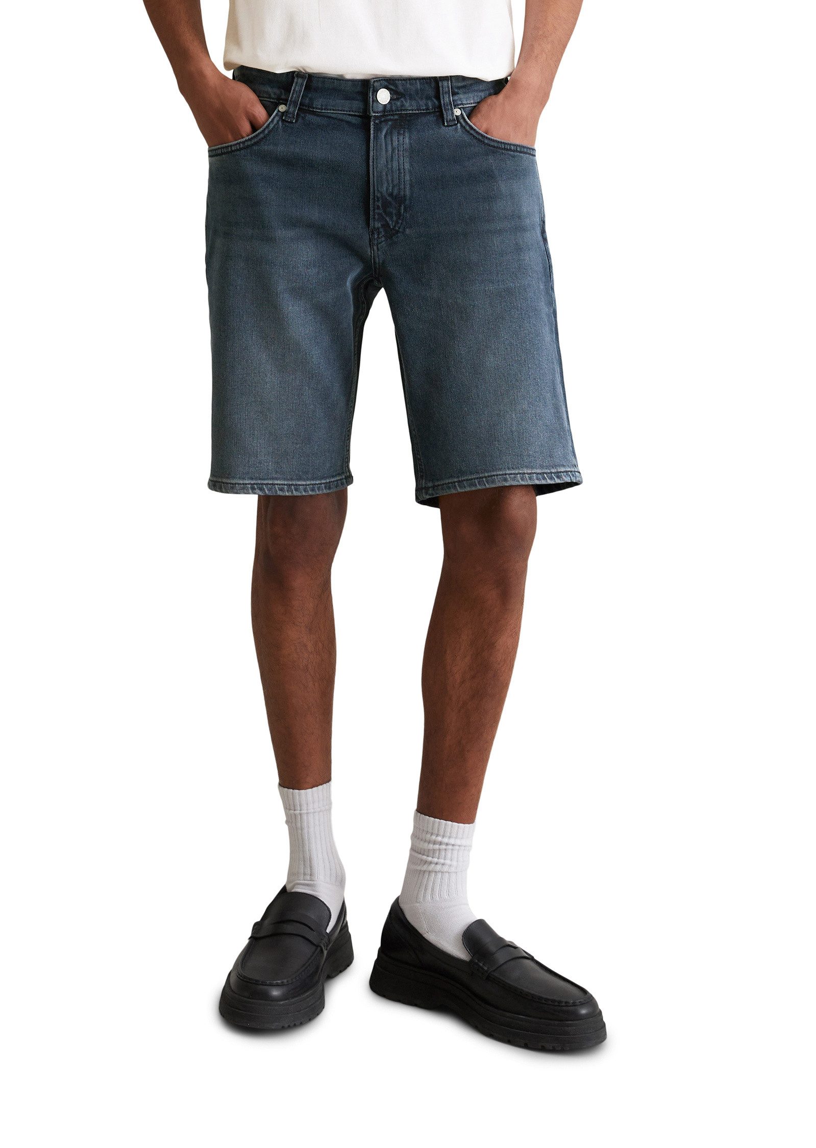 Marc O'Polo DENIM Shorts aus Bio-Baumwoll-Mix günstig online kaufen