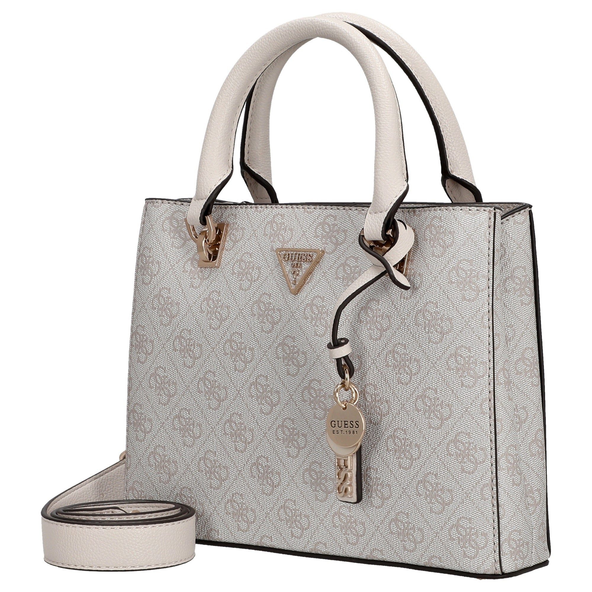 Guess Handtasche Noelle ll - Henkeltasche 25 cm (bone logo) günstig online kaufen