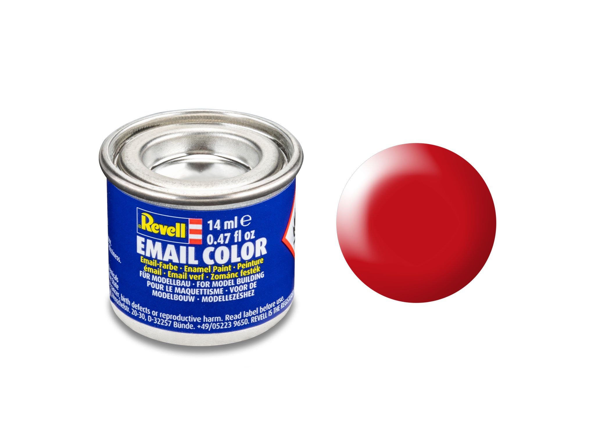 Revell® Modellbausatz Revell 32332 leuchtrot, seidenmatt RAL 3026 14 ml-Dose