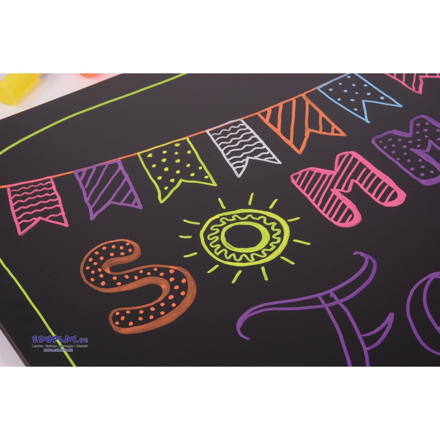 EDUPLAY Malkreide Flüssigkreide Stifte, (8-tlg), 8-teilig (1 Set)