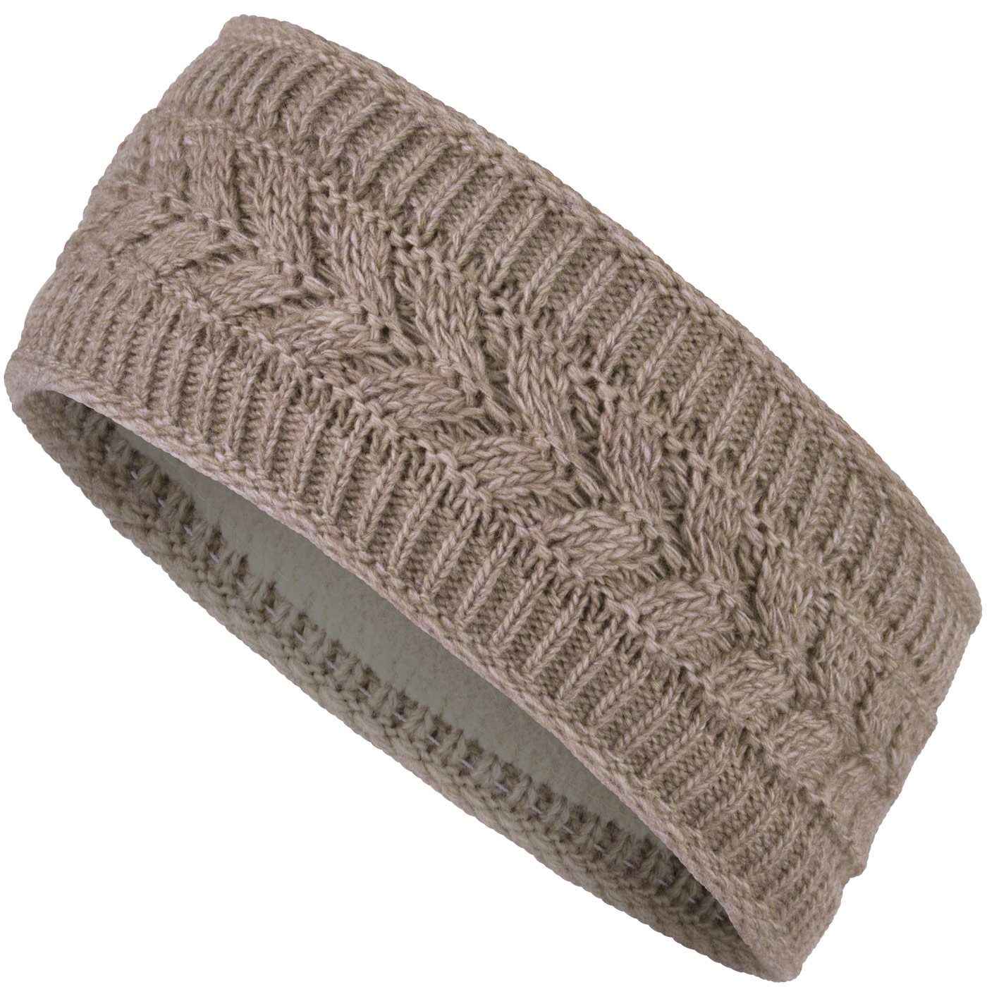 compagno Stirnband (1-St) Stirnband gefüttert Damen Ohrenschützer Band Kopfband Winter