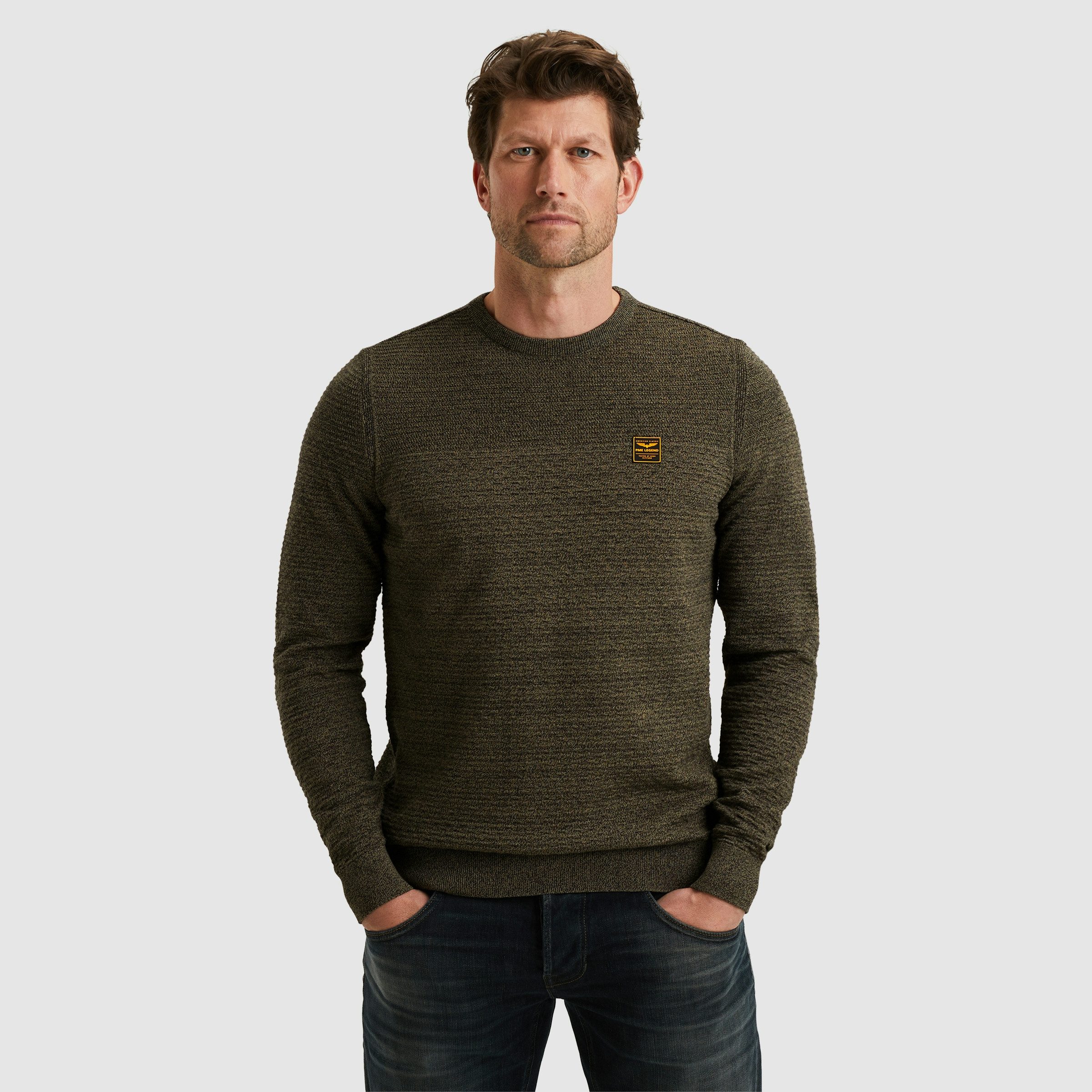 PME LEGEND Strickpullover mit Strick-Muster günstig online kaufen