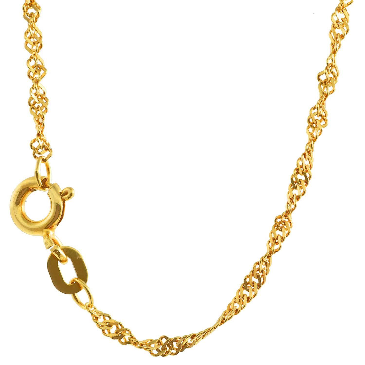 HOPLO Goldkette Goldkette Singapurkette Halskette Breite günstig online kaufen