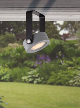 Globo LED Solarleuchte Solarleuchte Garten Rund Schwarz Weiß Solarlampe Außen Leuchte Solar