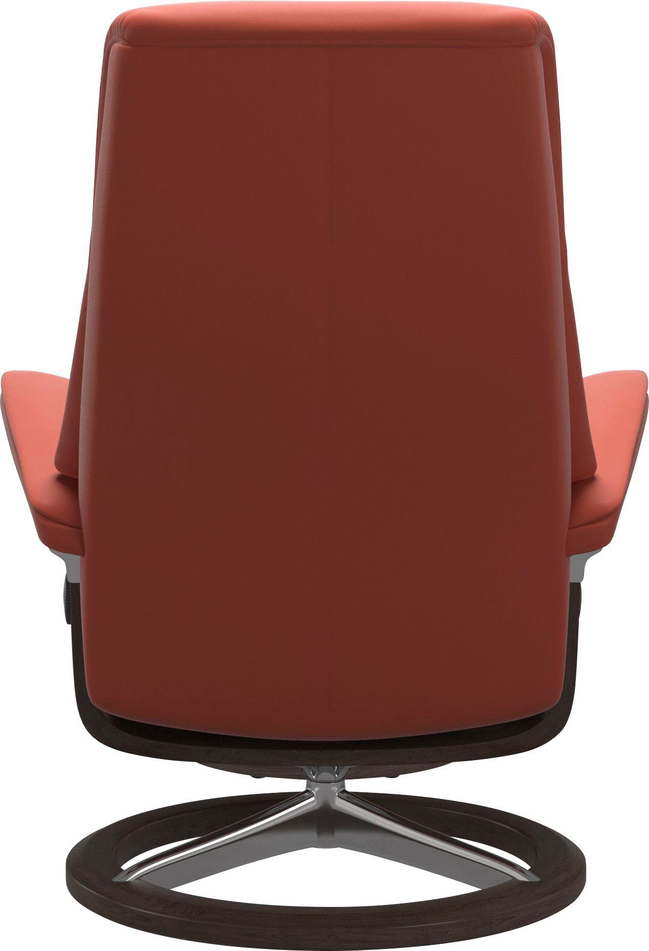 Stressless® Relaxsessel View (Set, Relaxsessel mit Hocker), mit Signature Base, Größe M,Gestell Wenge