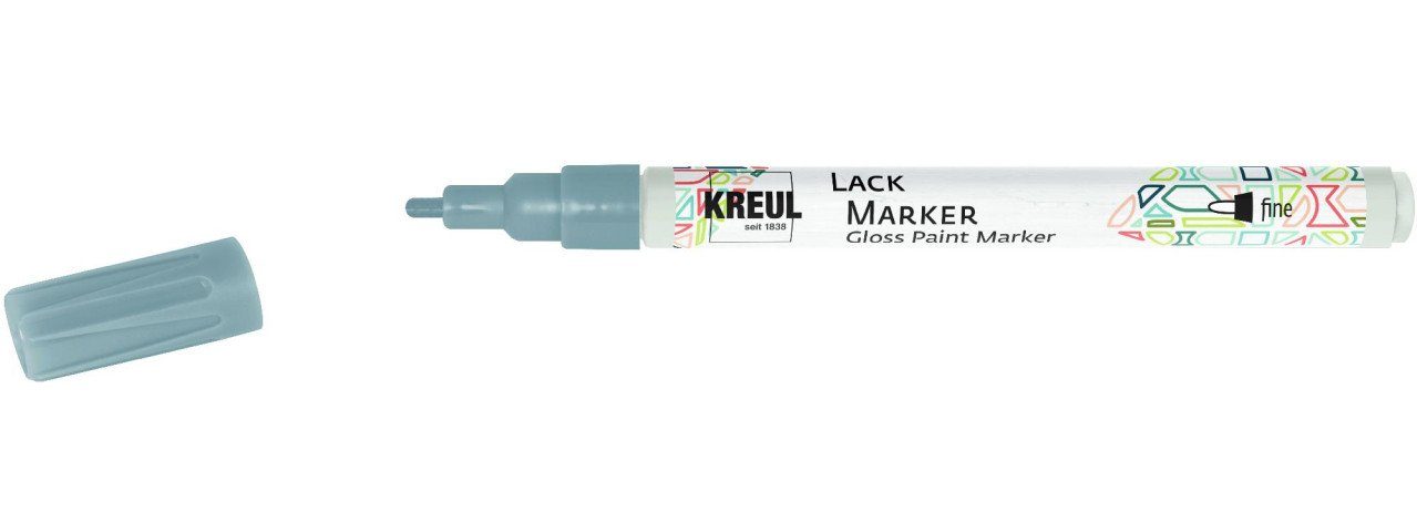 Marker mm Kreul fine Kreul Lack silber, 1-2 Künstlerstift