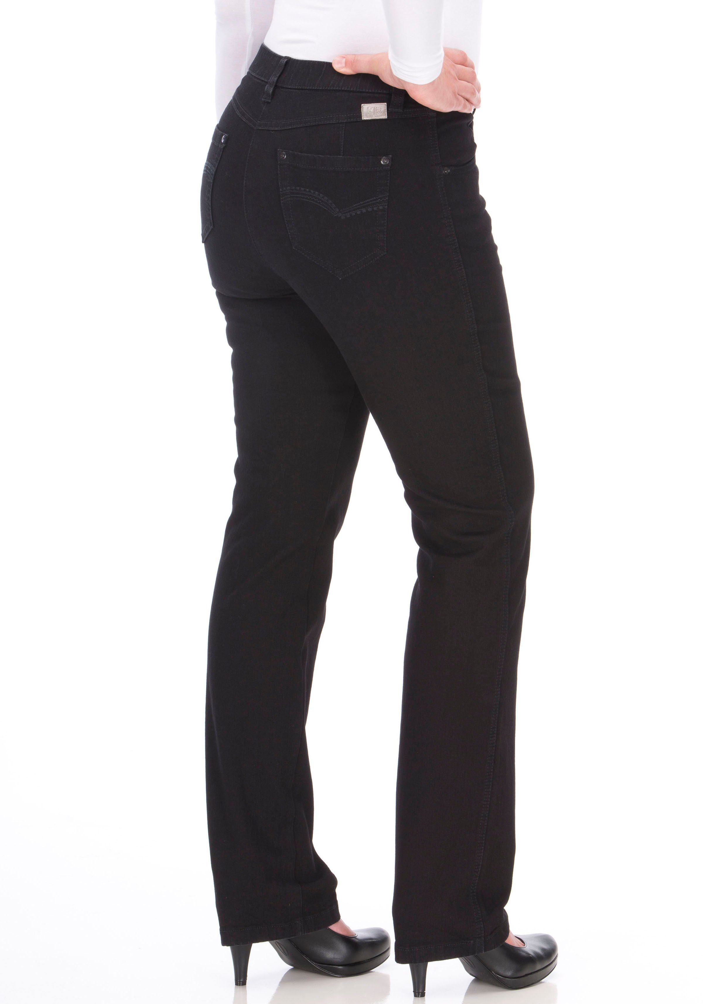 KjBRAND Stretch-Jeans Betty CS Denim Stretch mit Stretch, Komfortbund,  Reißverschluss, Knopf und Gürtelschlaufen