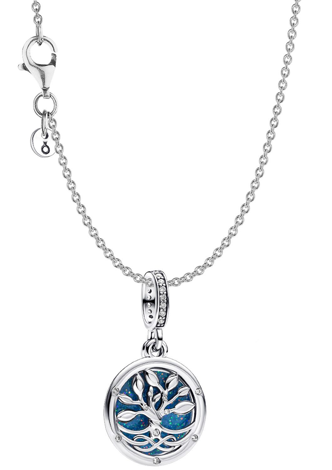 Schmuckset Silber Leuchtender Unendlichkeitsbaum