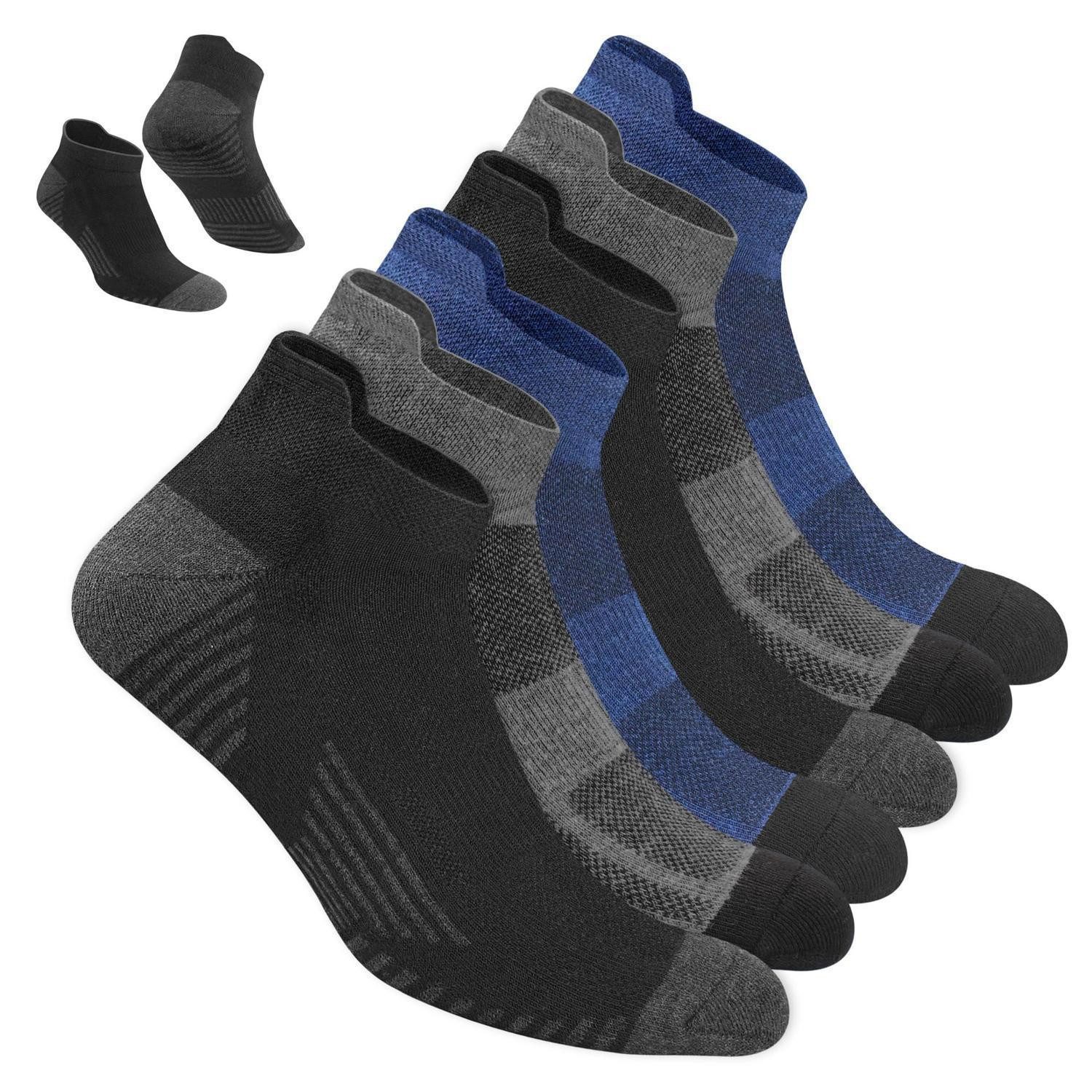 LuxusKollektion Sportsocken Sportsocken Herren 6 Paar Knöchel Baumwolle Mix