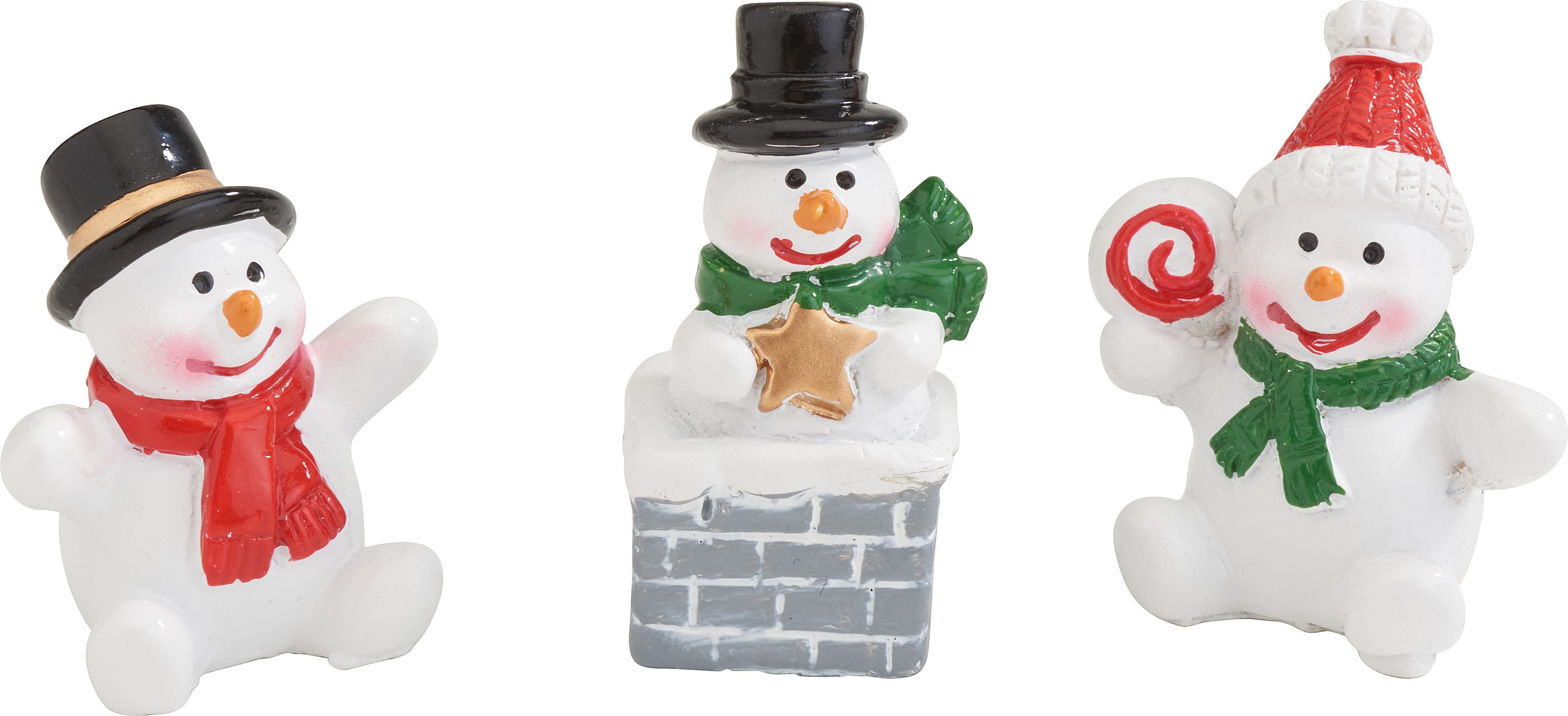 VBS Dekofigur Schneemann Snowy (3 St), 3er-Set günstig online kaufen