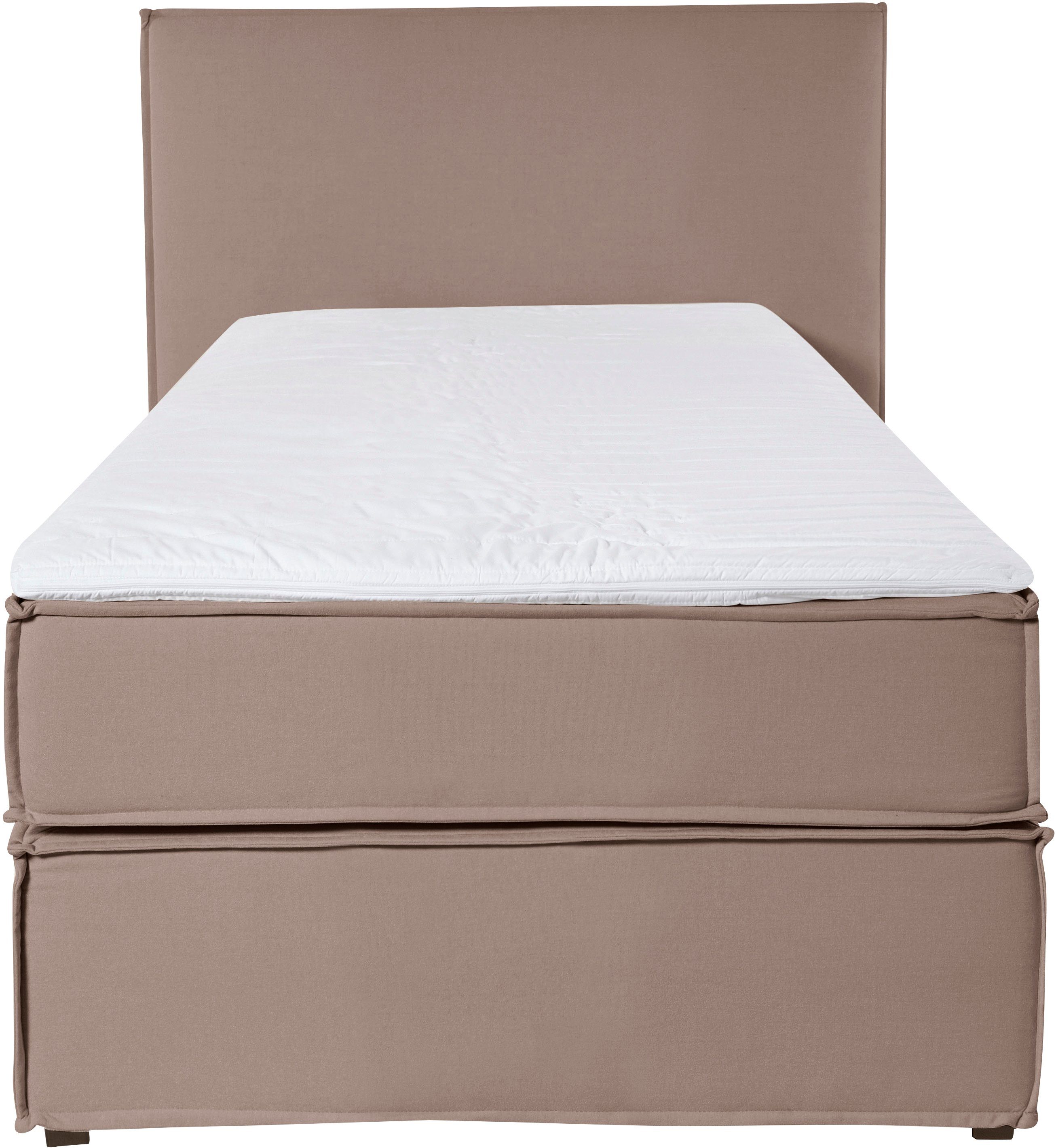 LeGer Home by Lena Gercke Boxspringbett Yuma, incl. Topper, in 4 Breiten, 3 Matratzenarten und je 2 Härtegraden
