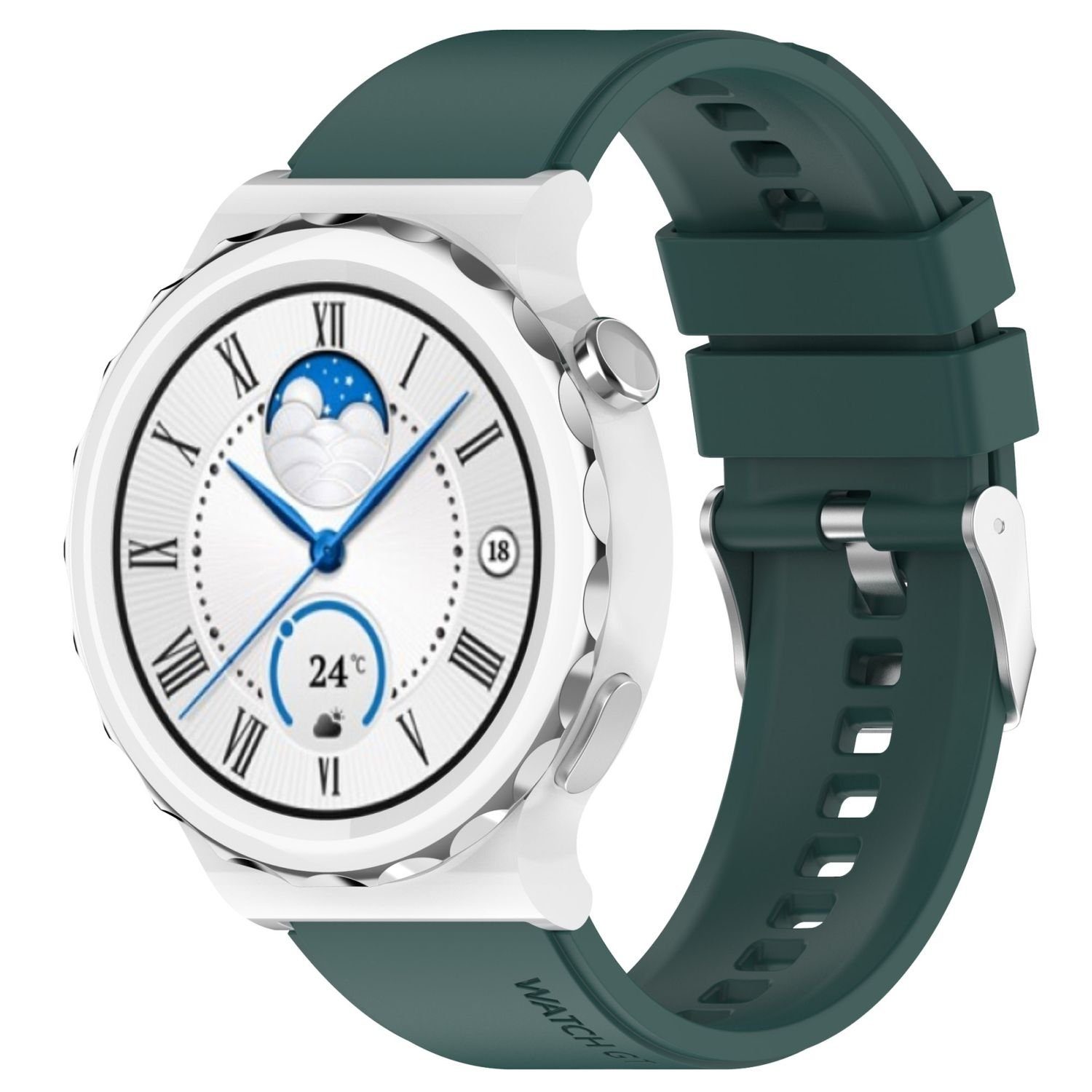 König Design Smartwatch-Armband »Huawei Watch GT 3 Pro 43mm«, Sport Ersatz Armband  für Huawei Watch GT 3 Pro 43mm Band Loop Uhrenarmband