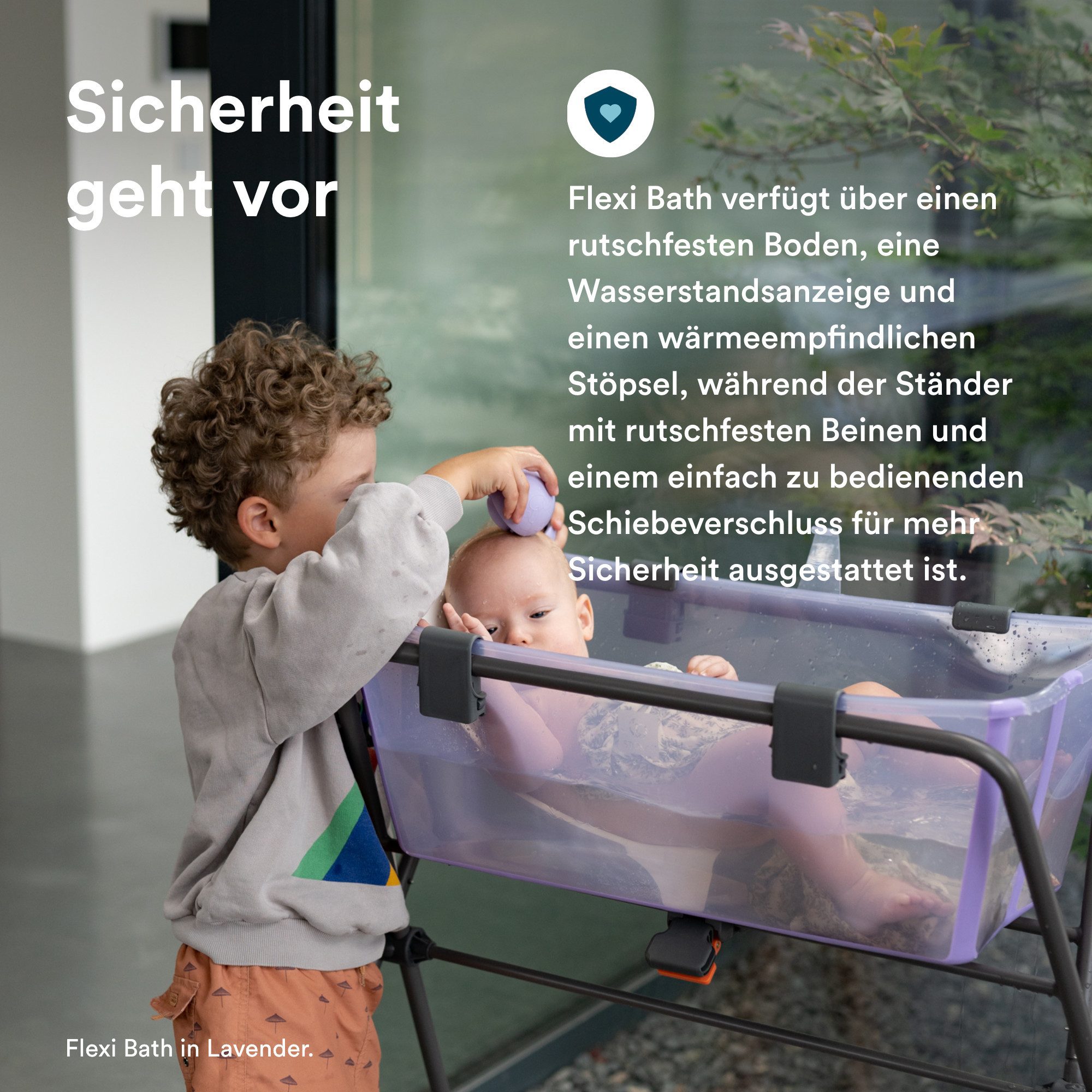 Stokke Babybadewanne Flexi Bath®, Stand und Newborn Support Bundle, (Set)