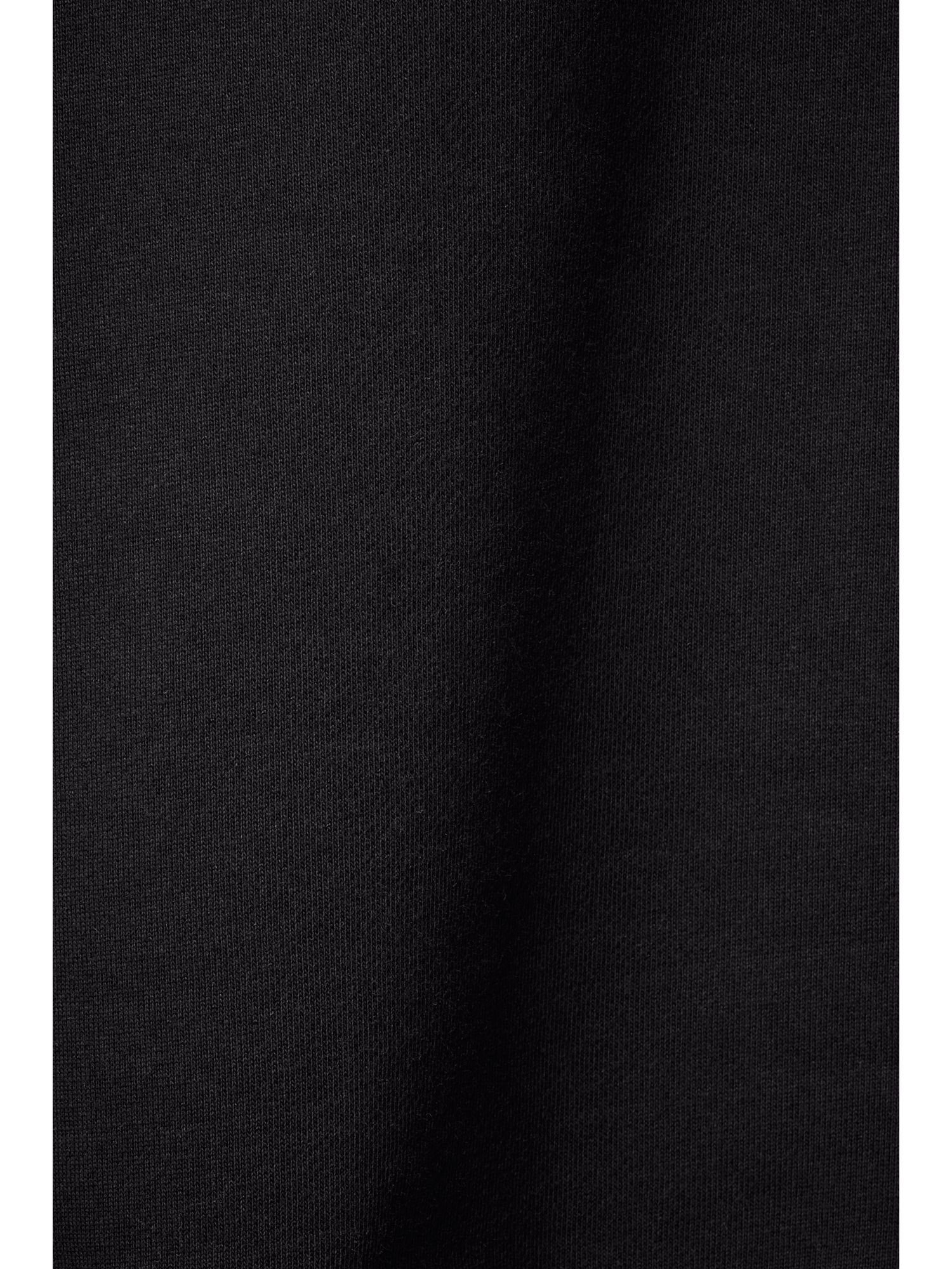 Esprit Jogginghose aus Baumwollfleece Logo-Sweatpants BLACK