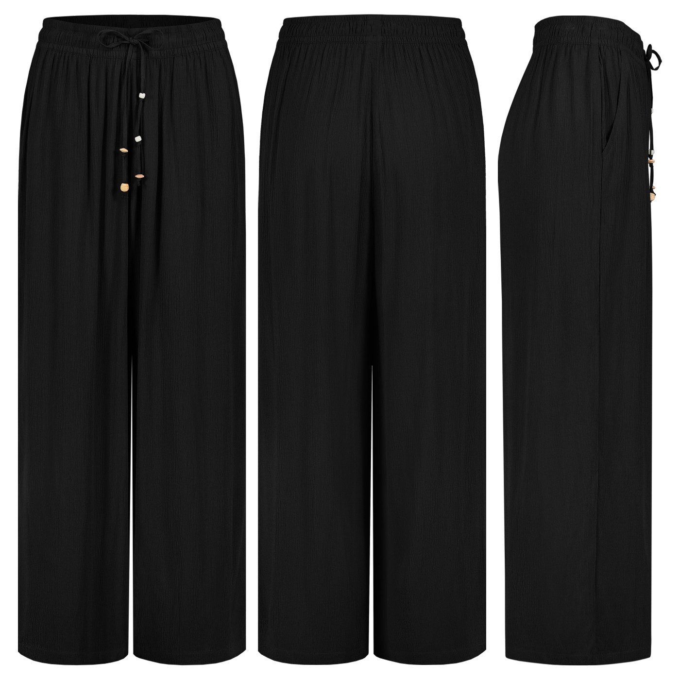 Eight2Nine Chinos Damen Luftige Sommerhose Freizeit Weit geschnitten Stoffh günstig online kaufen
