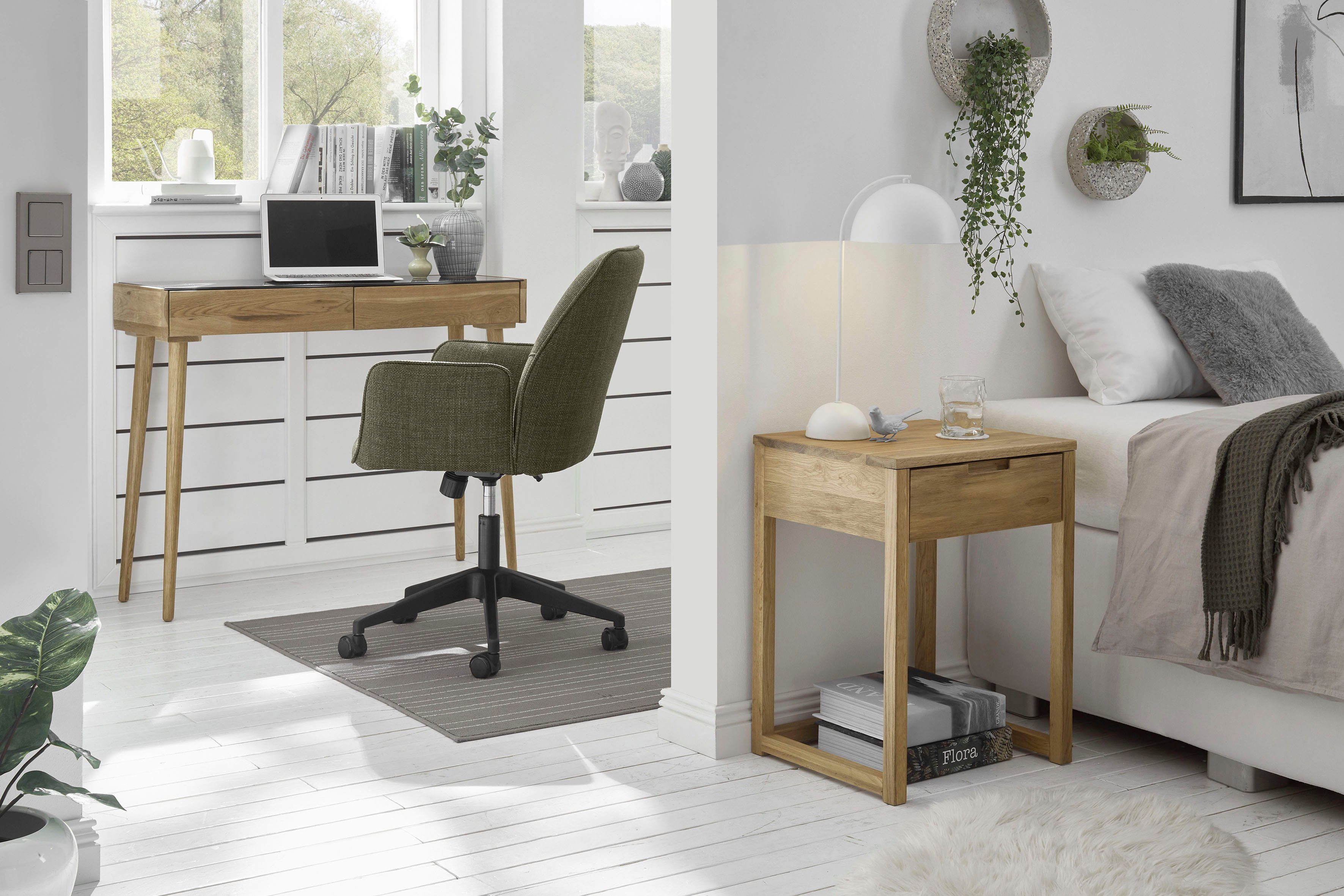 Bürostuhl Bürostuhl MCA Komfortsitzhöhe Olive verstellbar Webstoff, Olive stufenlos | mit furniture O-Pemba,