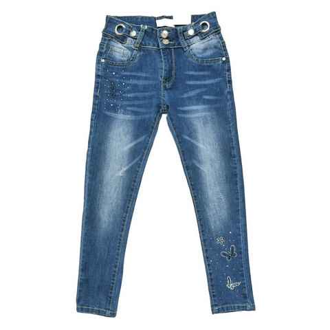 Girls Fashion 5-Pocket-Jeans Mädchen Jeans Hose Stretch, M2217