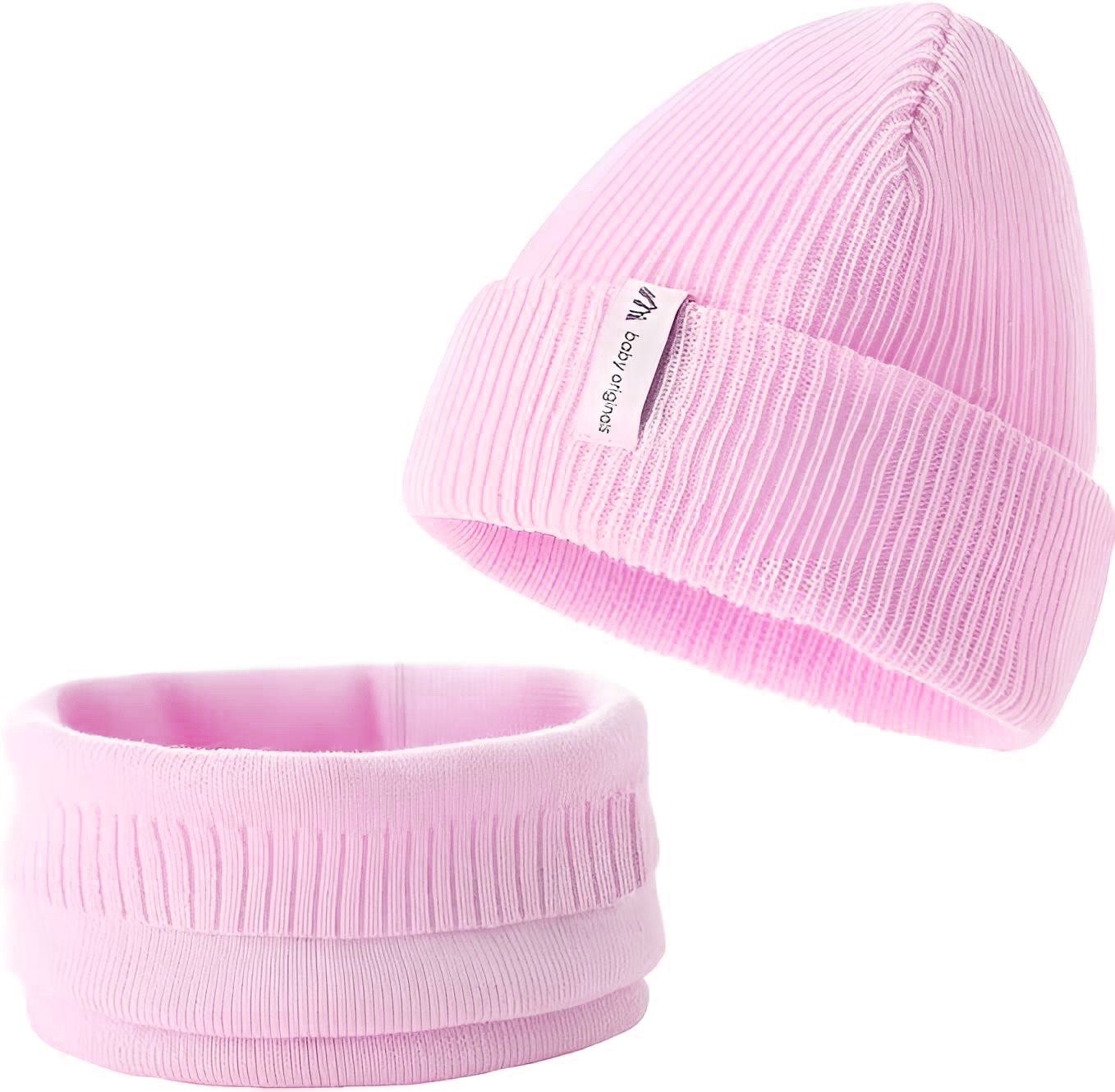 Diyarts Beanie (Vielseitiges Baby-Set, Kindermütze, 2-St., Kuschelige Eleganz für Kleine, Kinder) Leicht & Atmungsaktiv, Doppellagiges Acryl-Design, Wintermütze