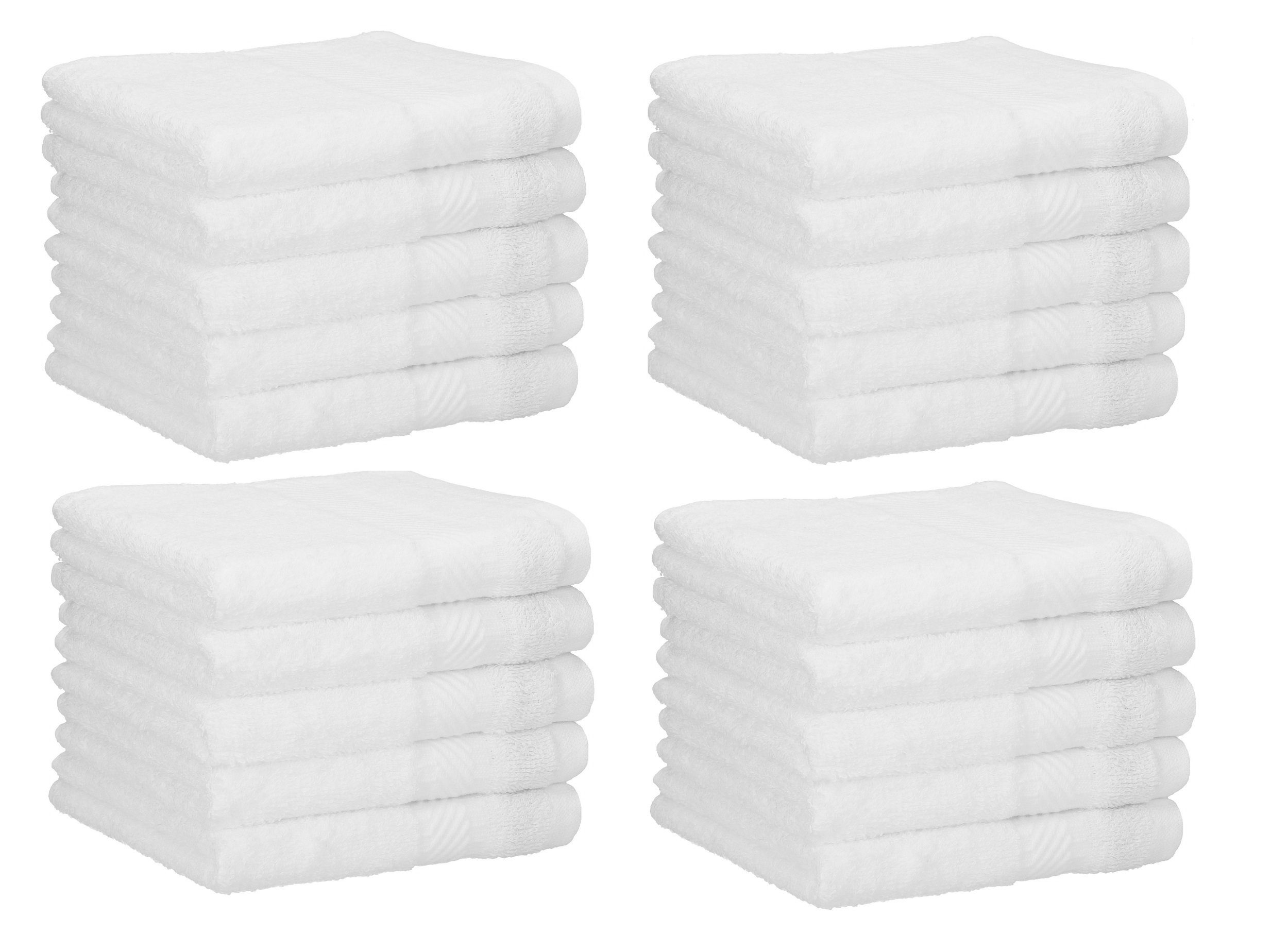 Betz Seiftuch 20 Stück Seiftücher Palermo Größe 30x30 cm Farbe weiß