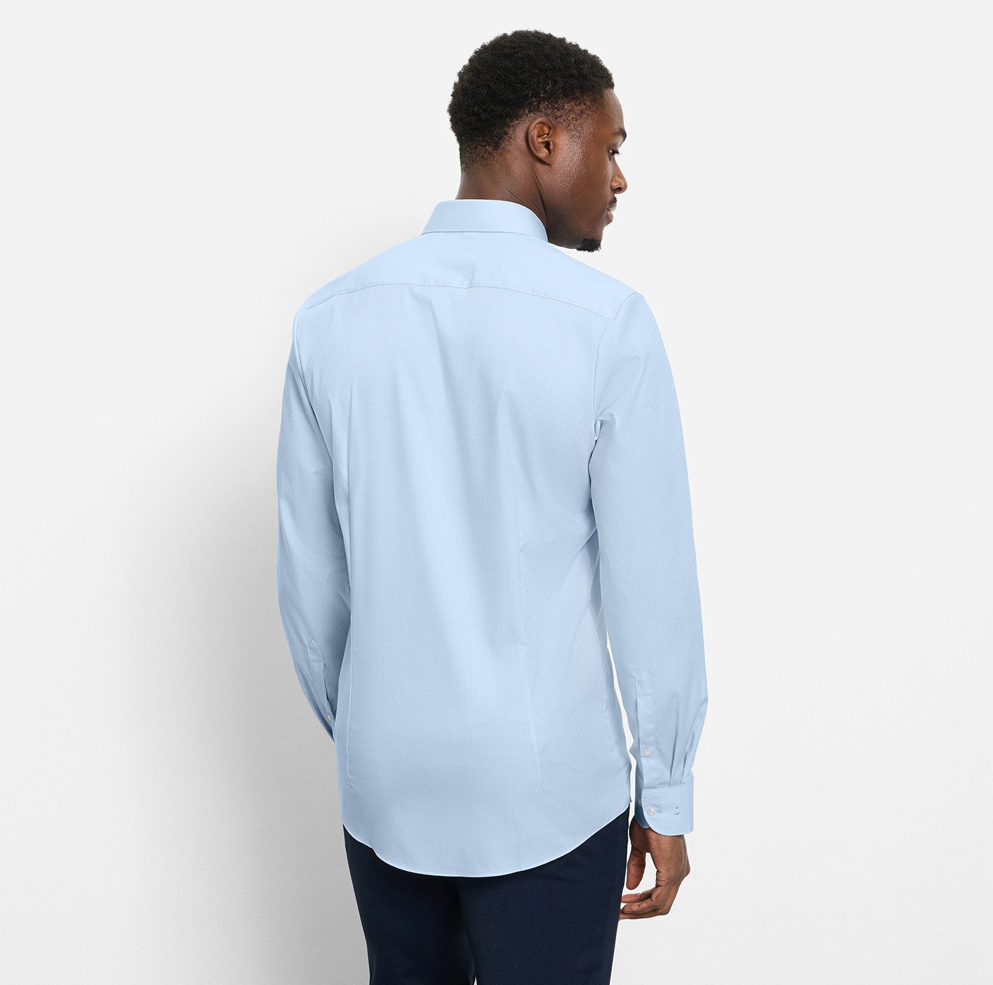 OLYMP Langarmhemd Level Five Under-Button-down-Kragen, Businesshemd, body fit, fein strukturiert