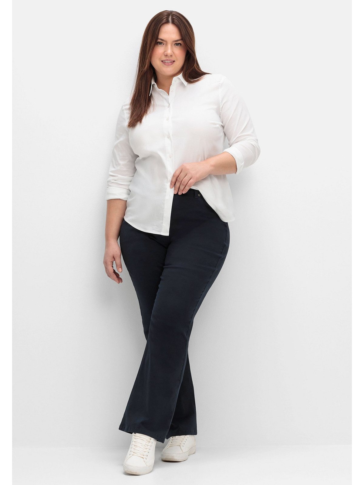 Sheego Stretch-Hose Große Größen in Bootcutform günstig online kaufen