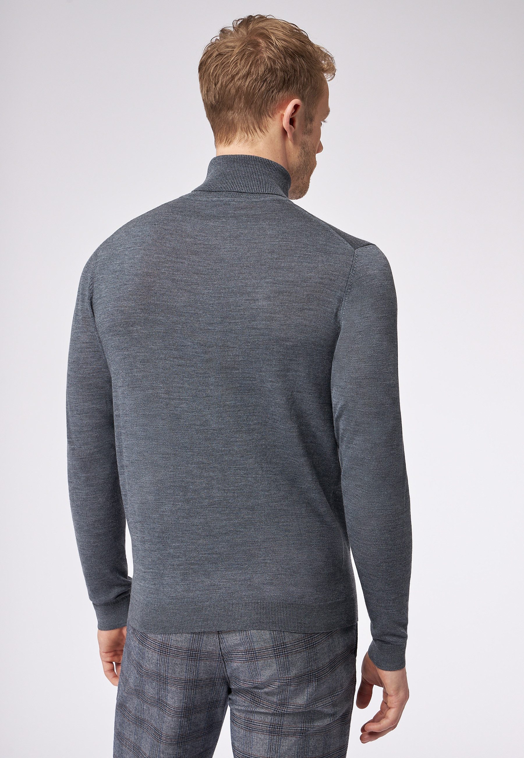 Roy Robson Rollkragenpullover Merinowolle - Easy Care günstig online kaufen