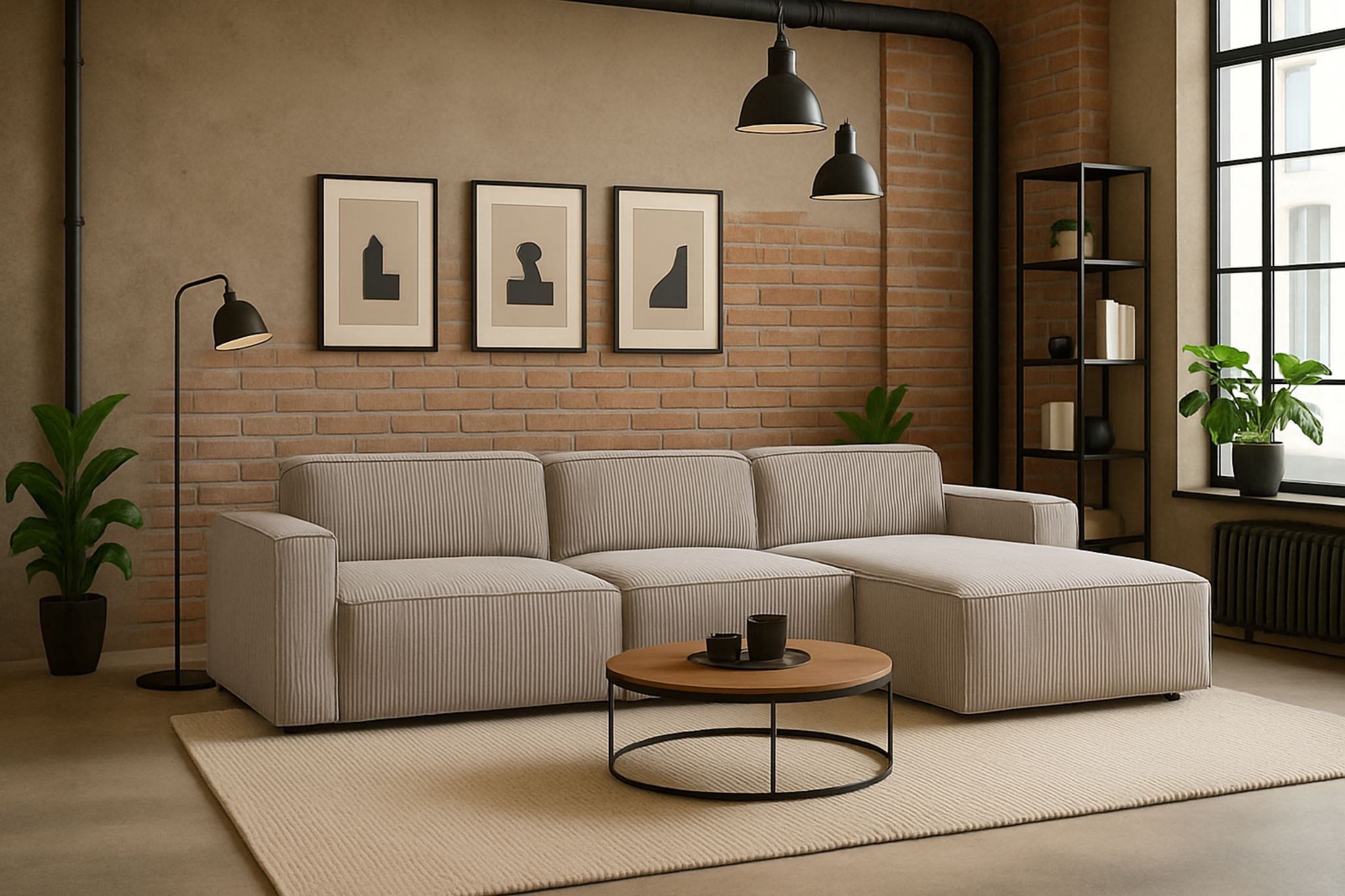 Kaiser Möbel Ecksofa Ecksofa Cursal L-Form – modular, modern, unvergleichlich bequem, Einzelsofa