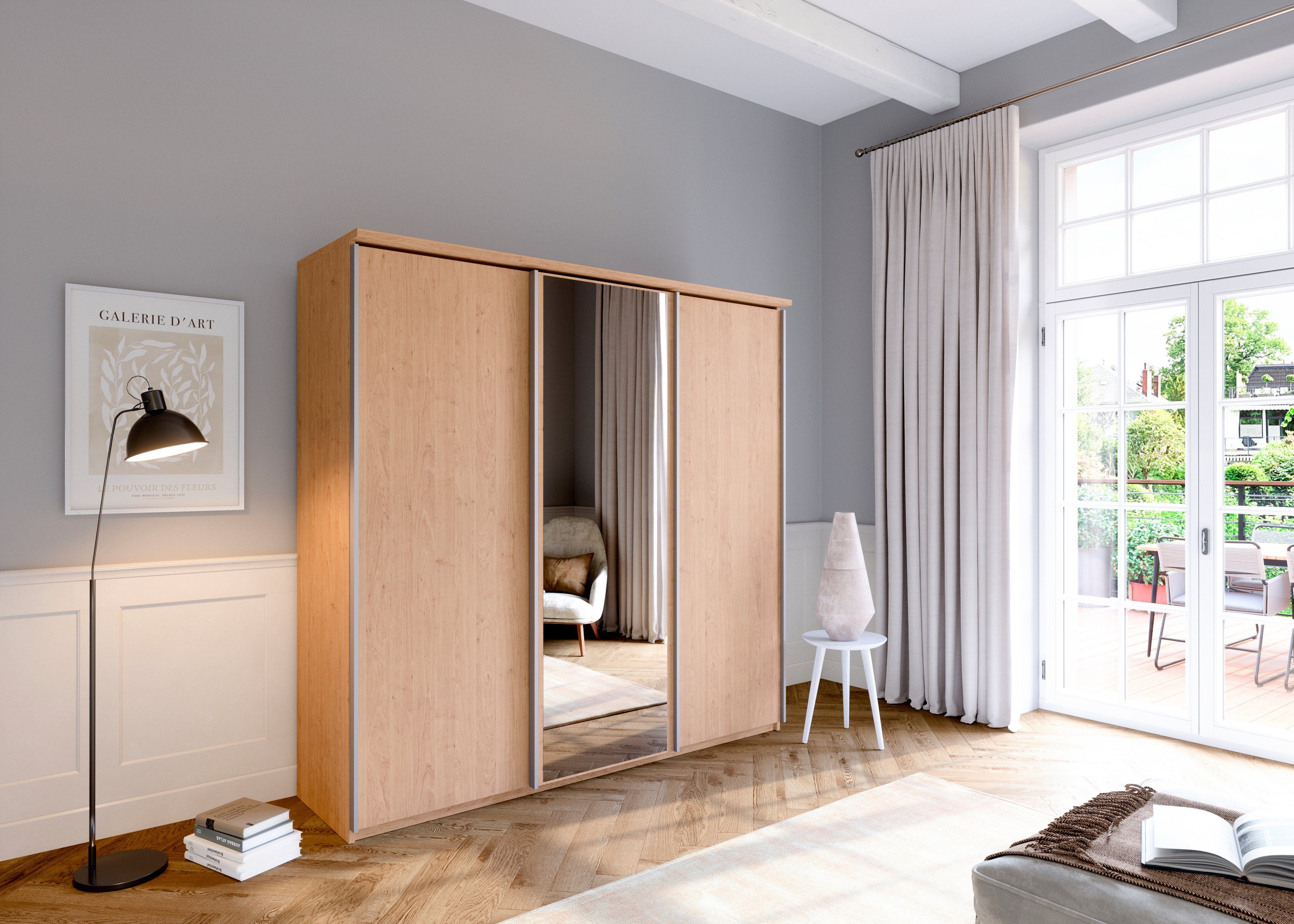 priess Schwebetürenschrank Arnsberg mit Spiegel