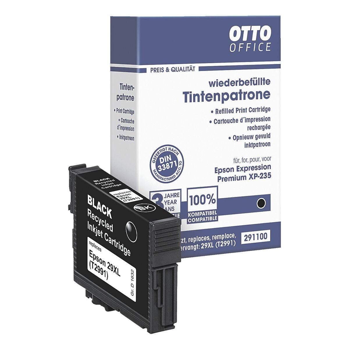 Otto Office  Office T2991 Tintenpatrone (ersetzt Epson »T2991« Nr. 29XL, schwarz)