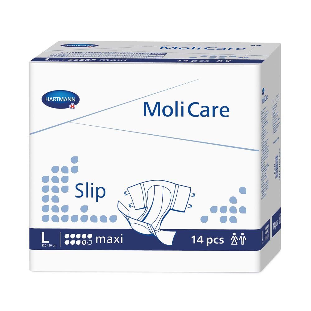 PAUL HARTMANN AG Inkontinenzslip MoliCare Slip Maxi 9 Tropfen L, 14 Stück, Beutel