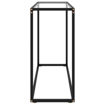 furnicato Beistelltisch Konsolentisch Transparent 100x35x75 cm Hartglas