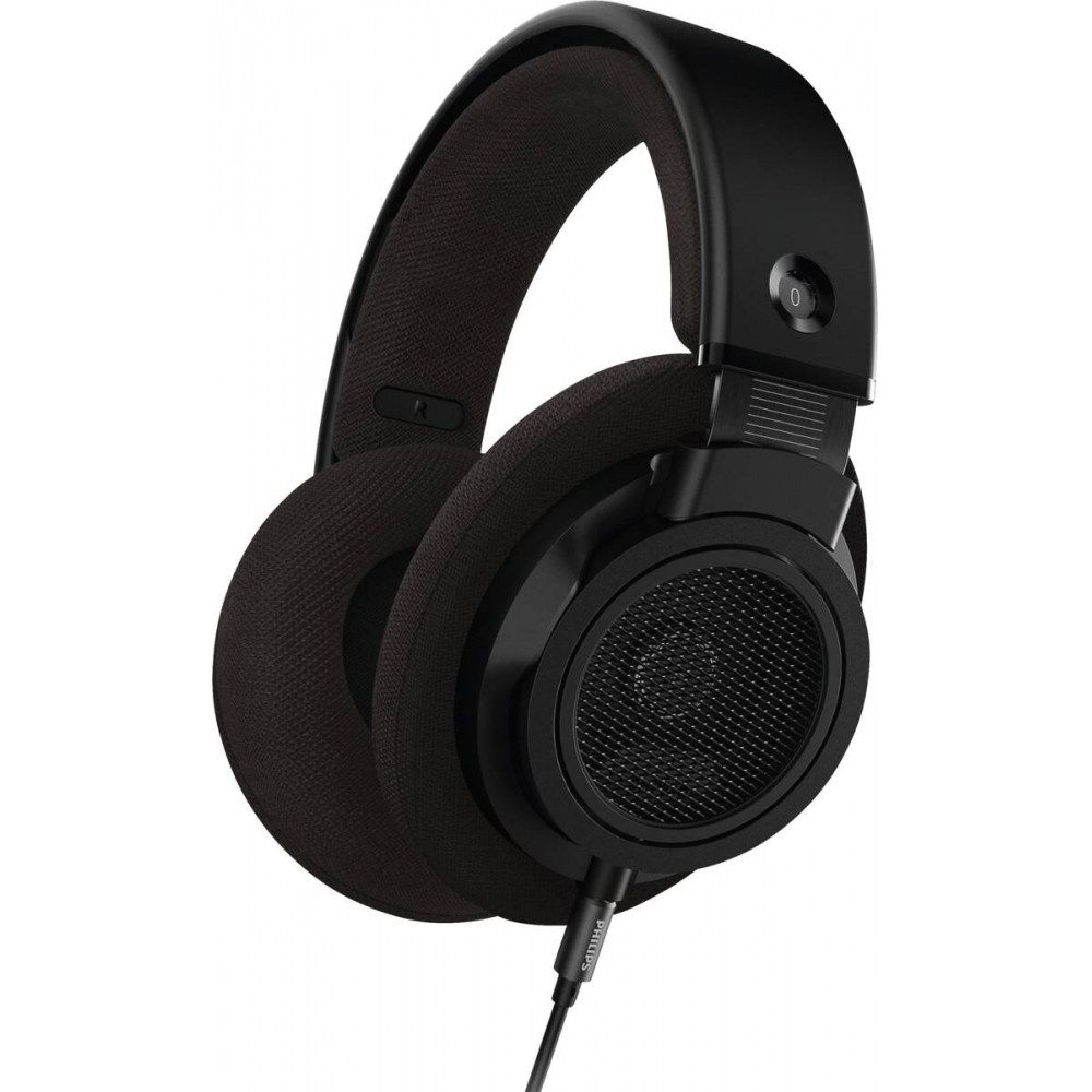 Philips SHP9500CY/00 The Freddie Kopfhörer Offene Bügel-Kopfhörer Schwarz Kopfhörer (Offene Bauart für natürlichen Klang, Offene Bauart für natürlichen Klang)