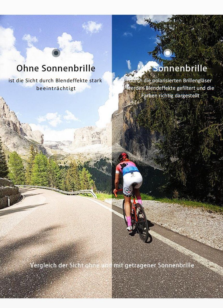 DanCarol Sonnenbrille DC-PZ-920-S-mit polarisierte Gläser polarisierenden Brille vor allem beim Sport oder beim Autofahren – Bild 4 von 5