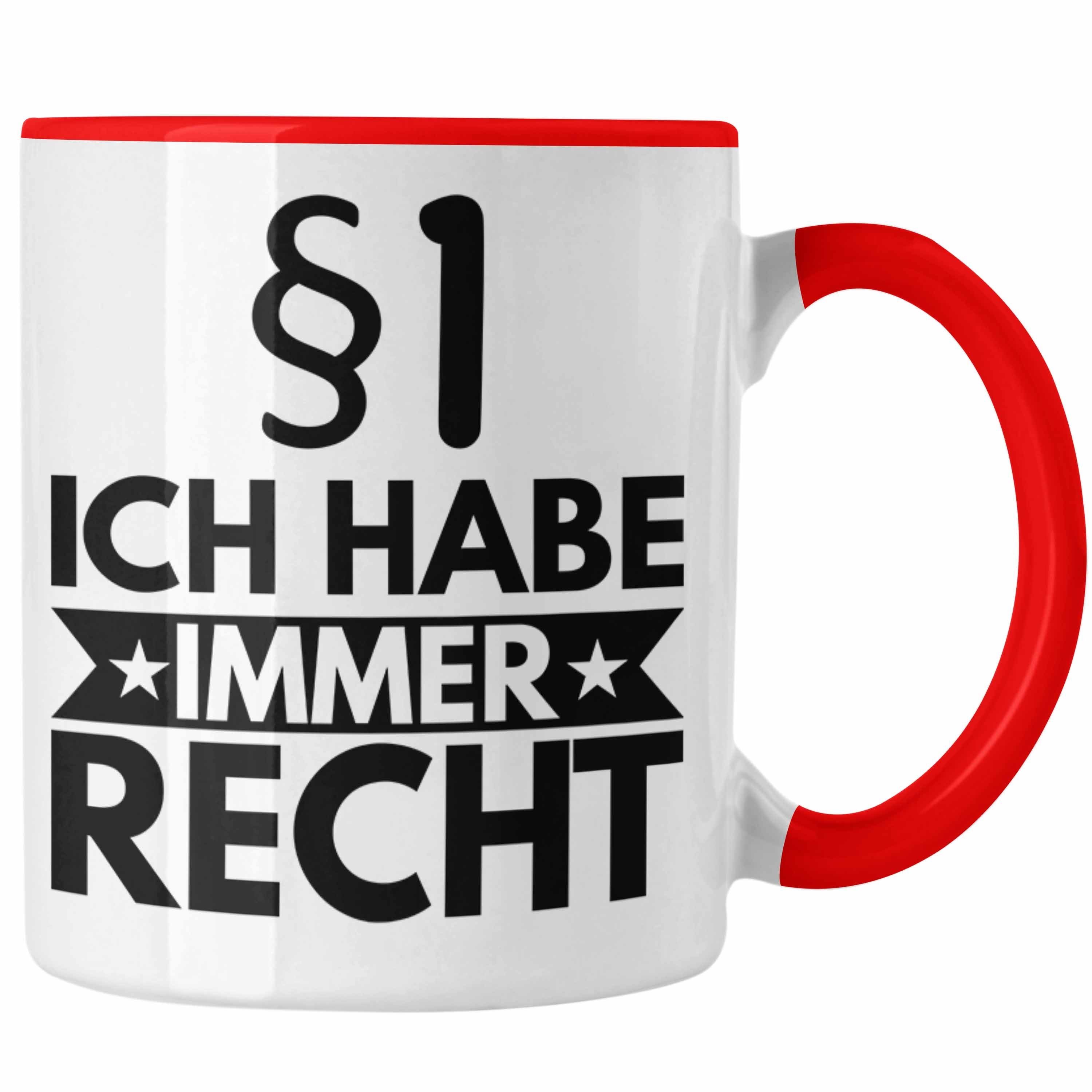 Trendation Tasse Trendation Jura Tasse Geschenk Spruch Jurist