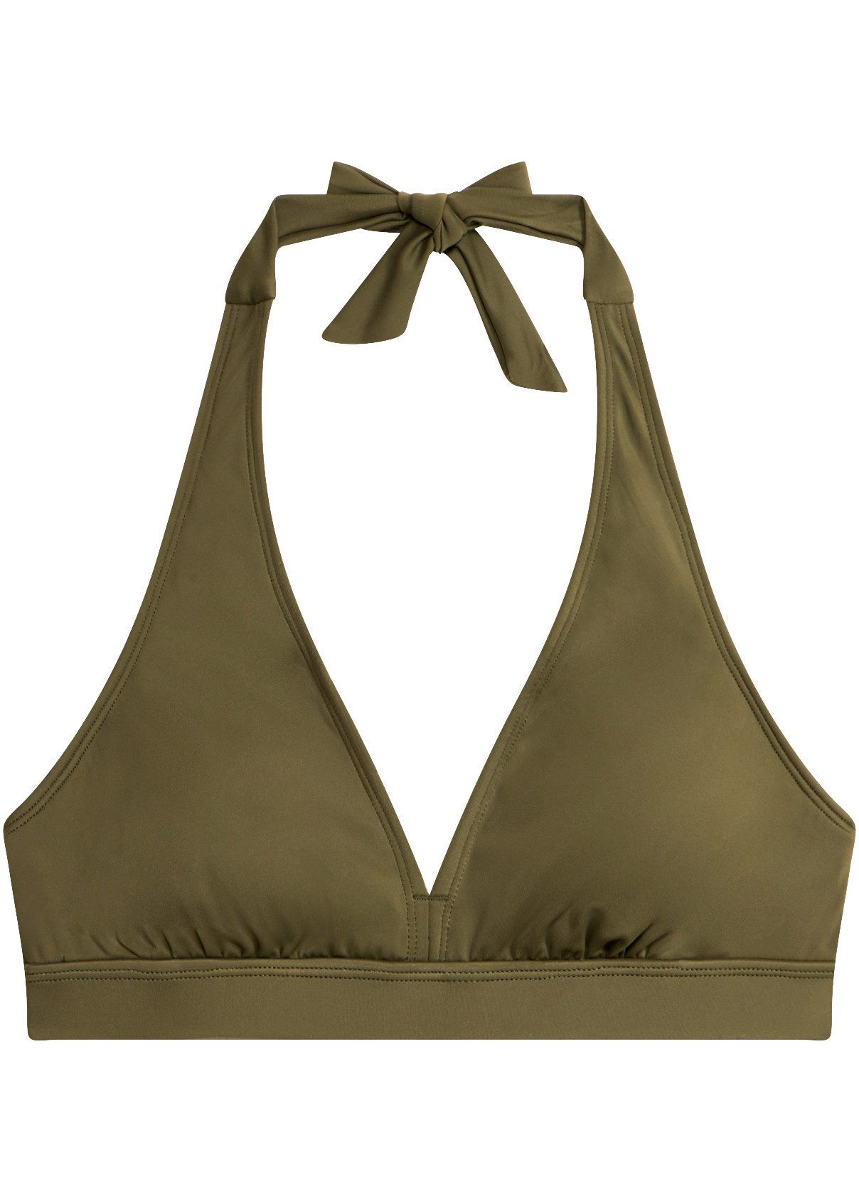 bonprix Triangel-Bikini-Top, mit Neckholder-Design, aus Polyamid und Elasthan, gefüttert