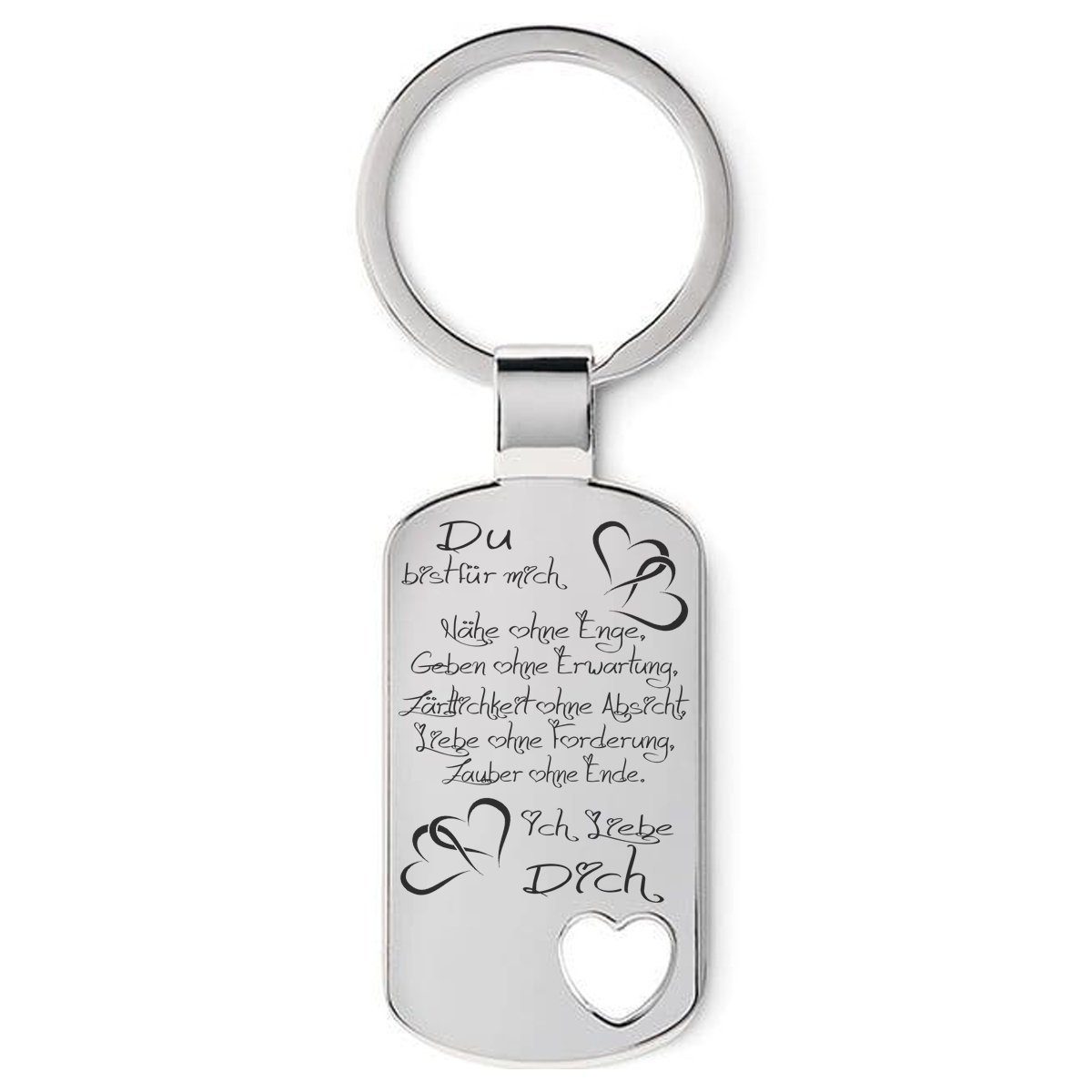 Lieblingsmensch Schlüsselanhänger Du bist für mich - ein tolles Geschenk un günstig online kaufen