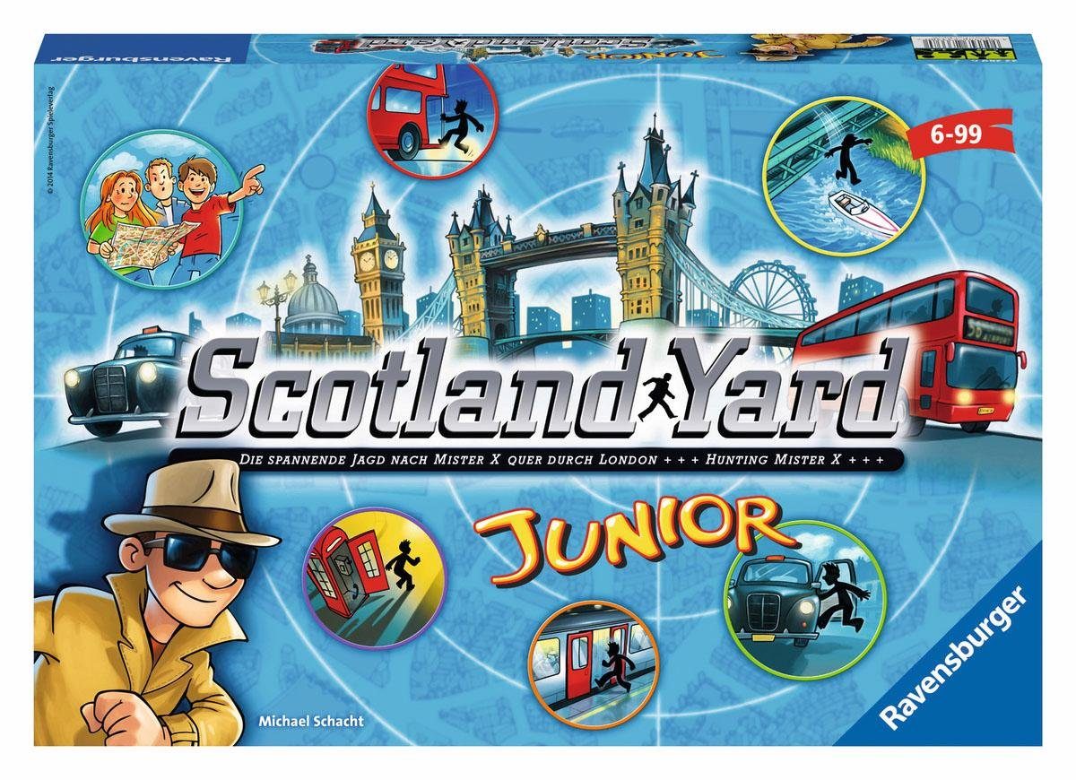 Ravensburger Spiel, Scotland Yard Junior, Made in Europe, FSC® - schützt Wald - weltweit